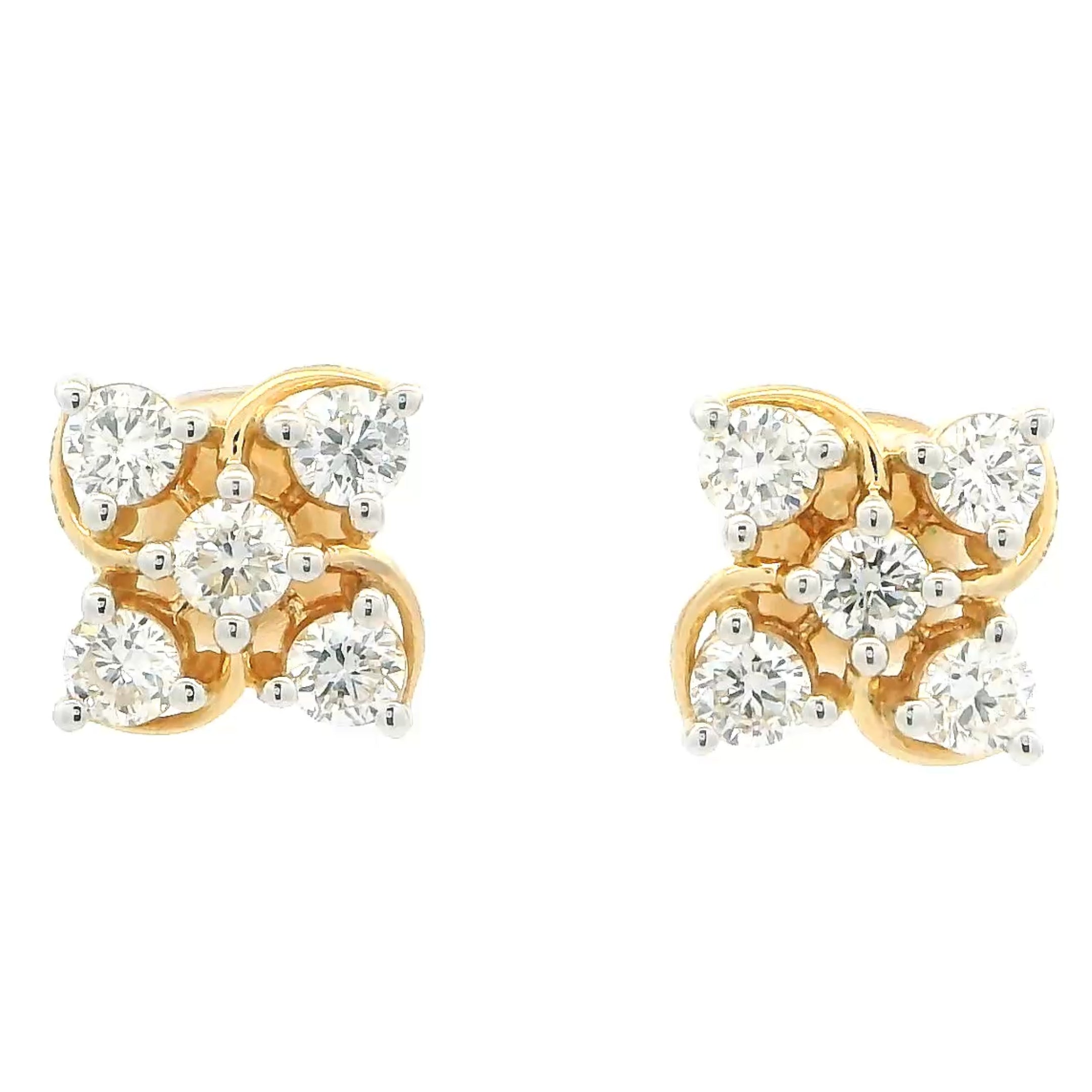14K Lab Grown Diamond Earrings