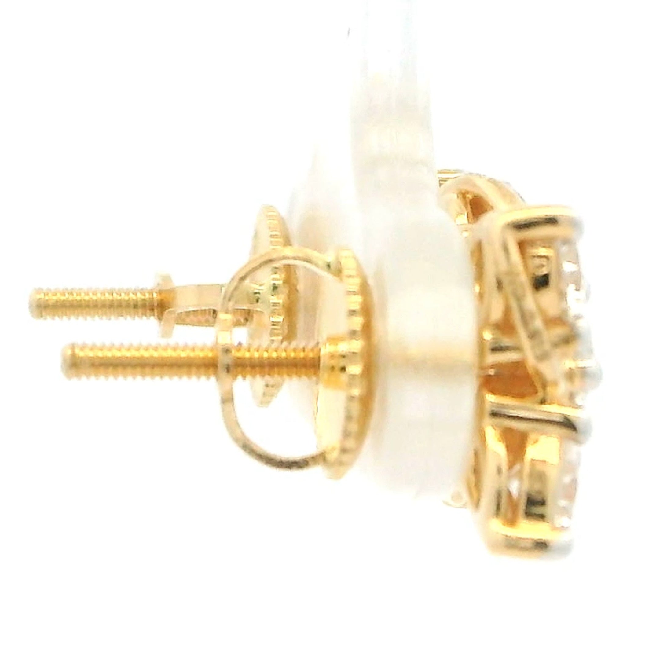 14K Lab Grown Diamond Earrings