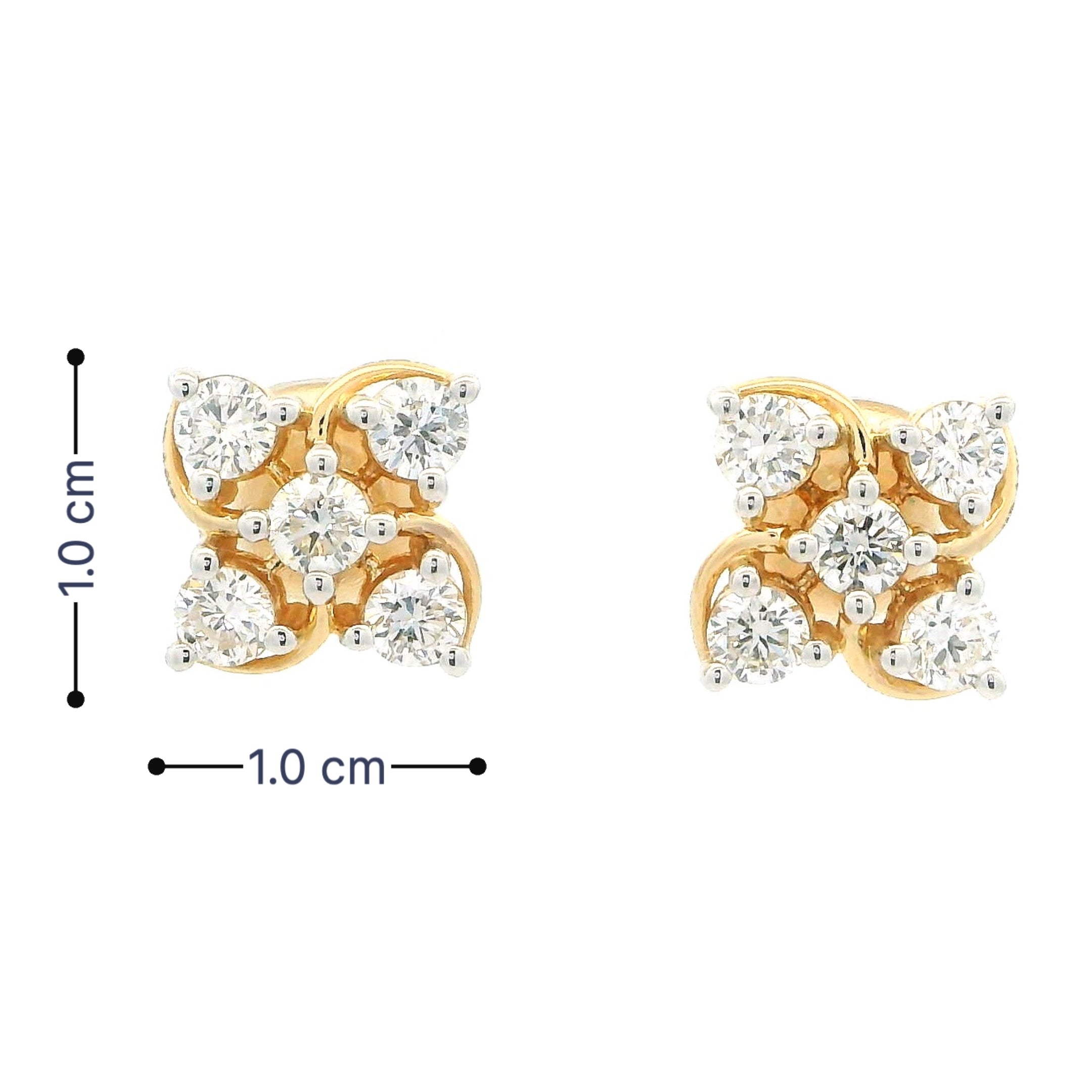 14K Lab Grown Diamond Earrings