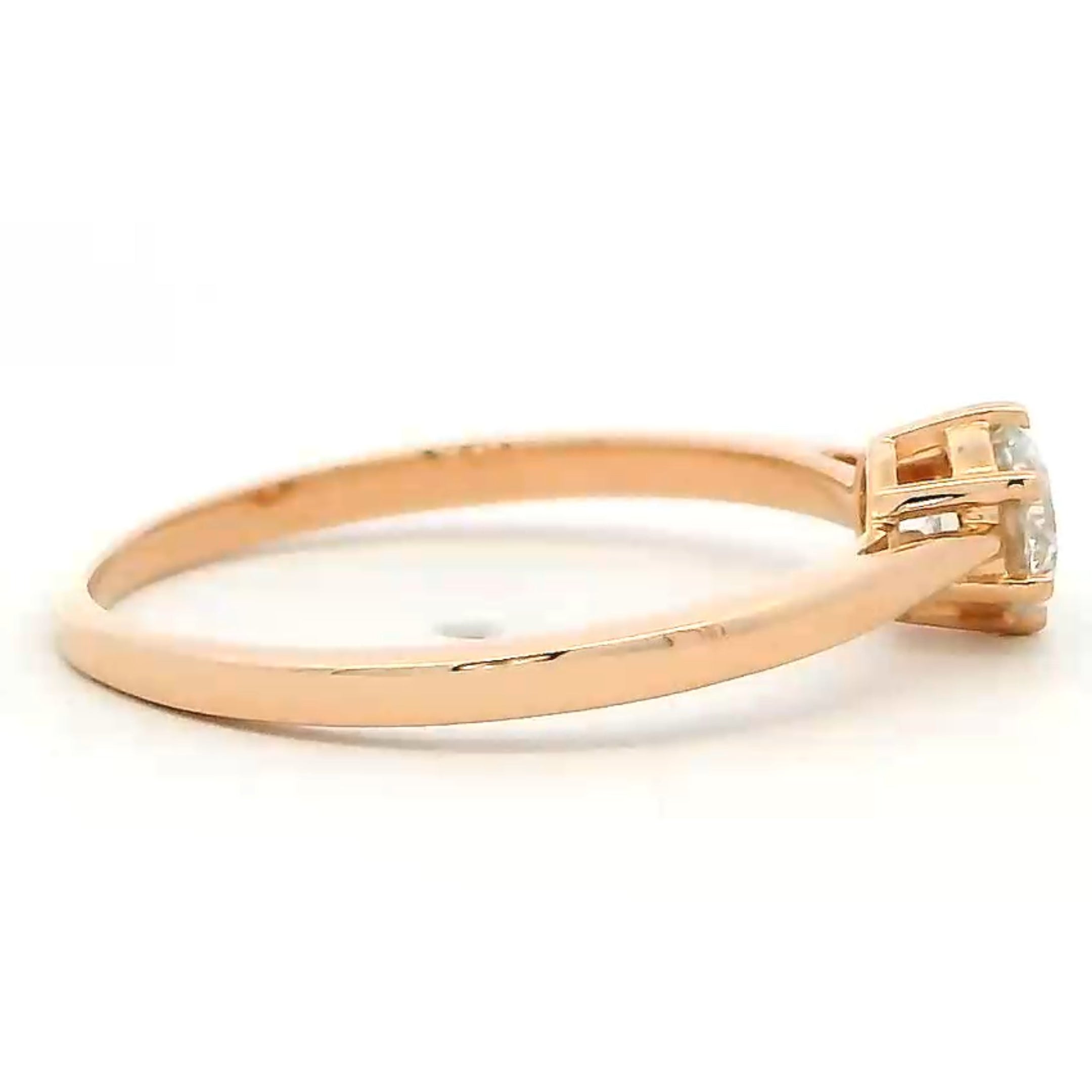 14K Lab Grown Diamond Ring For Women