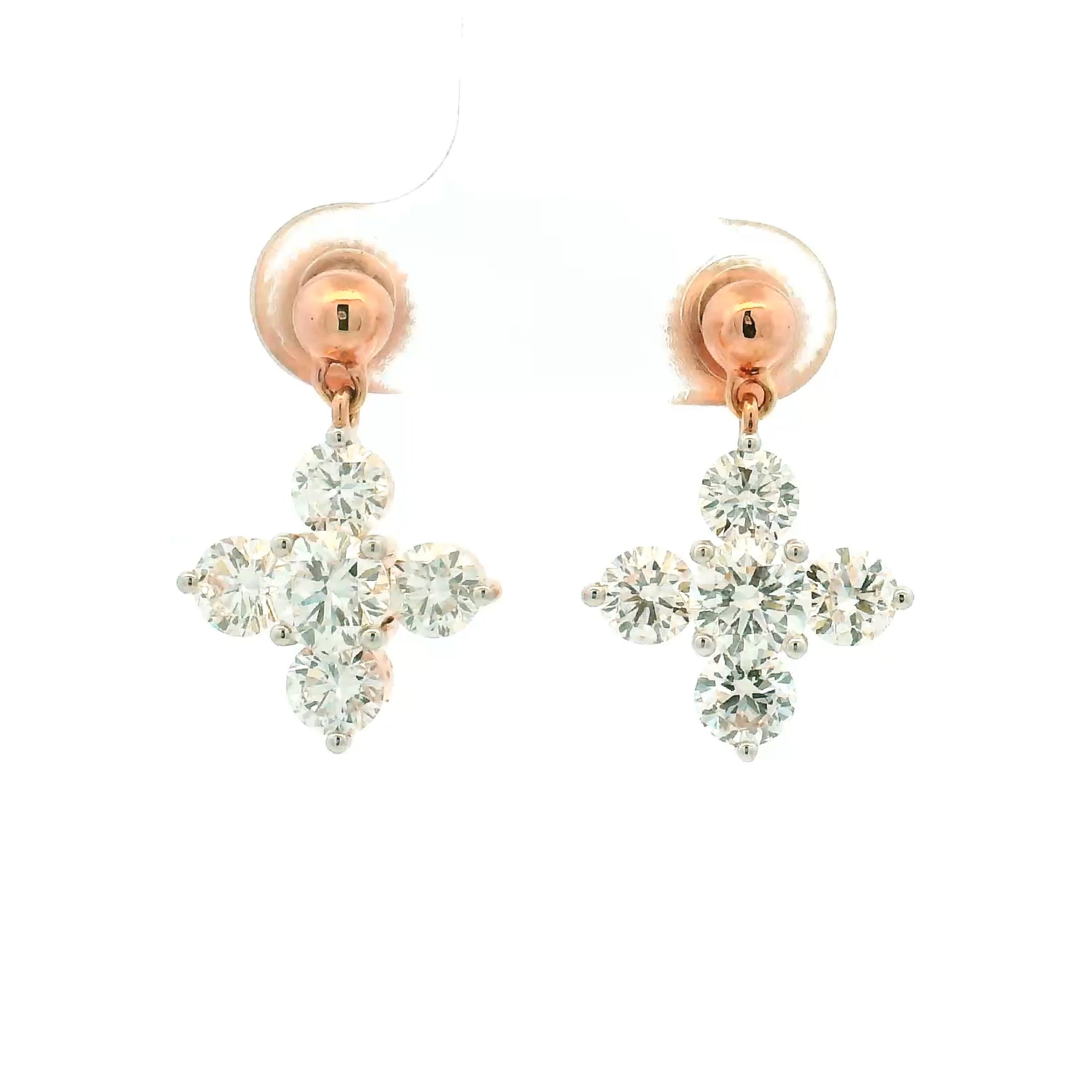 9K Lab Grown Diamond Earrings