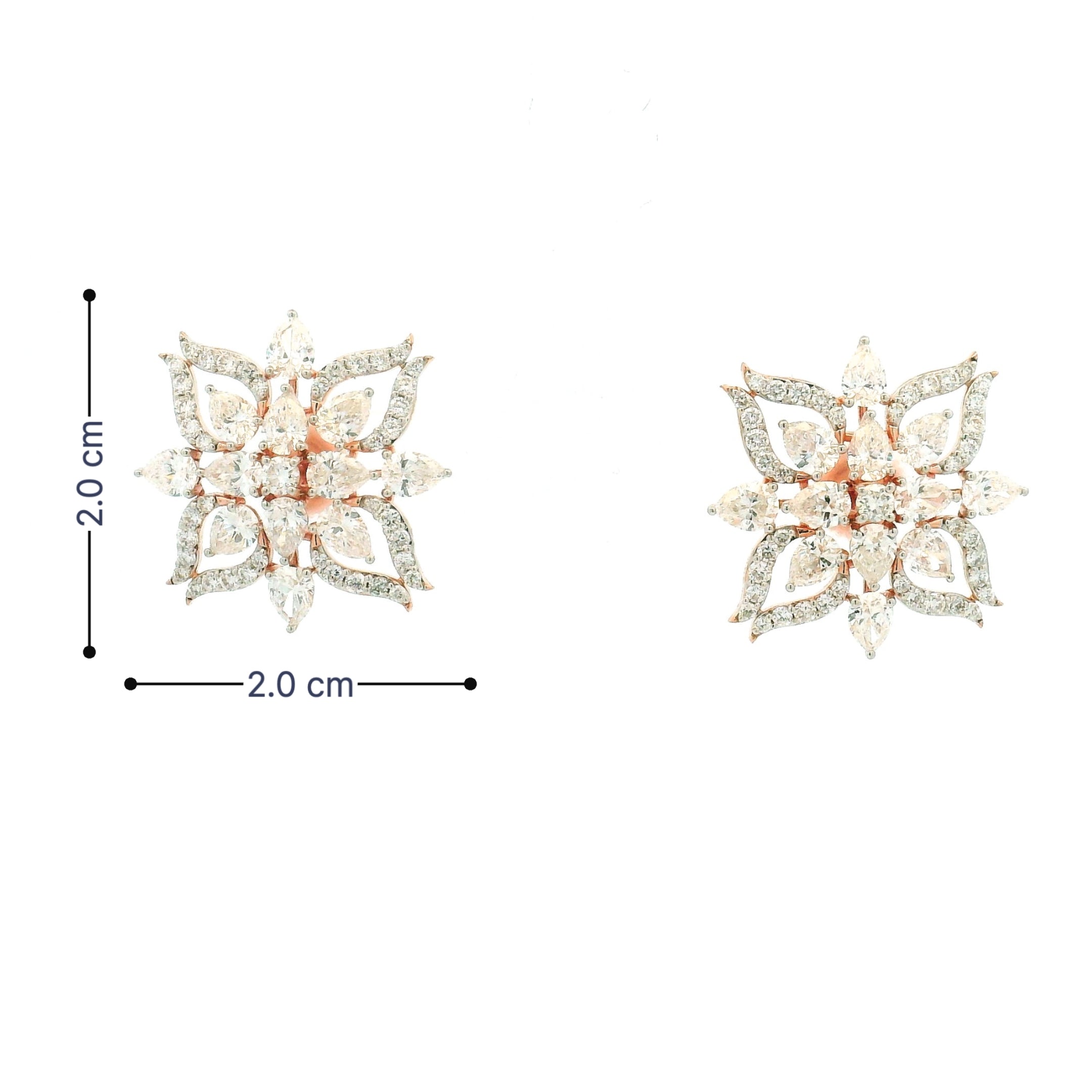 9K Lab Grown Diamond Earrings