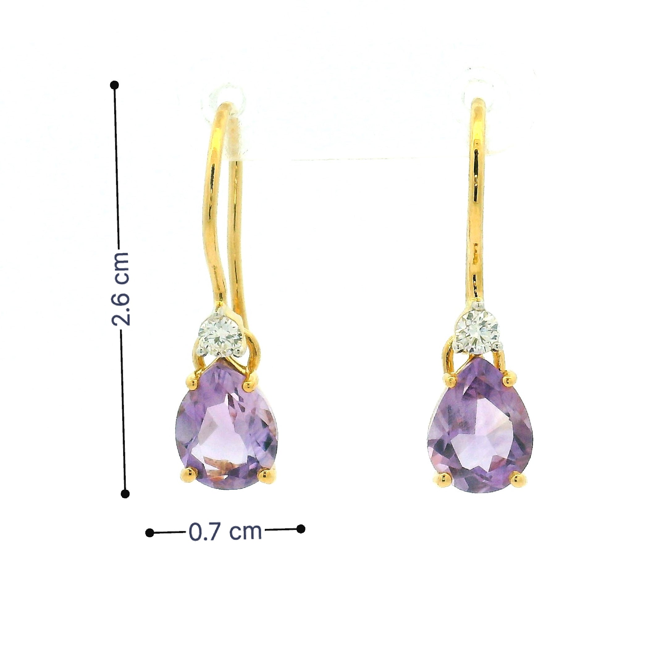 18K Lab Grown Diamond Earrings