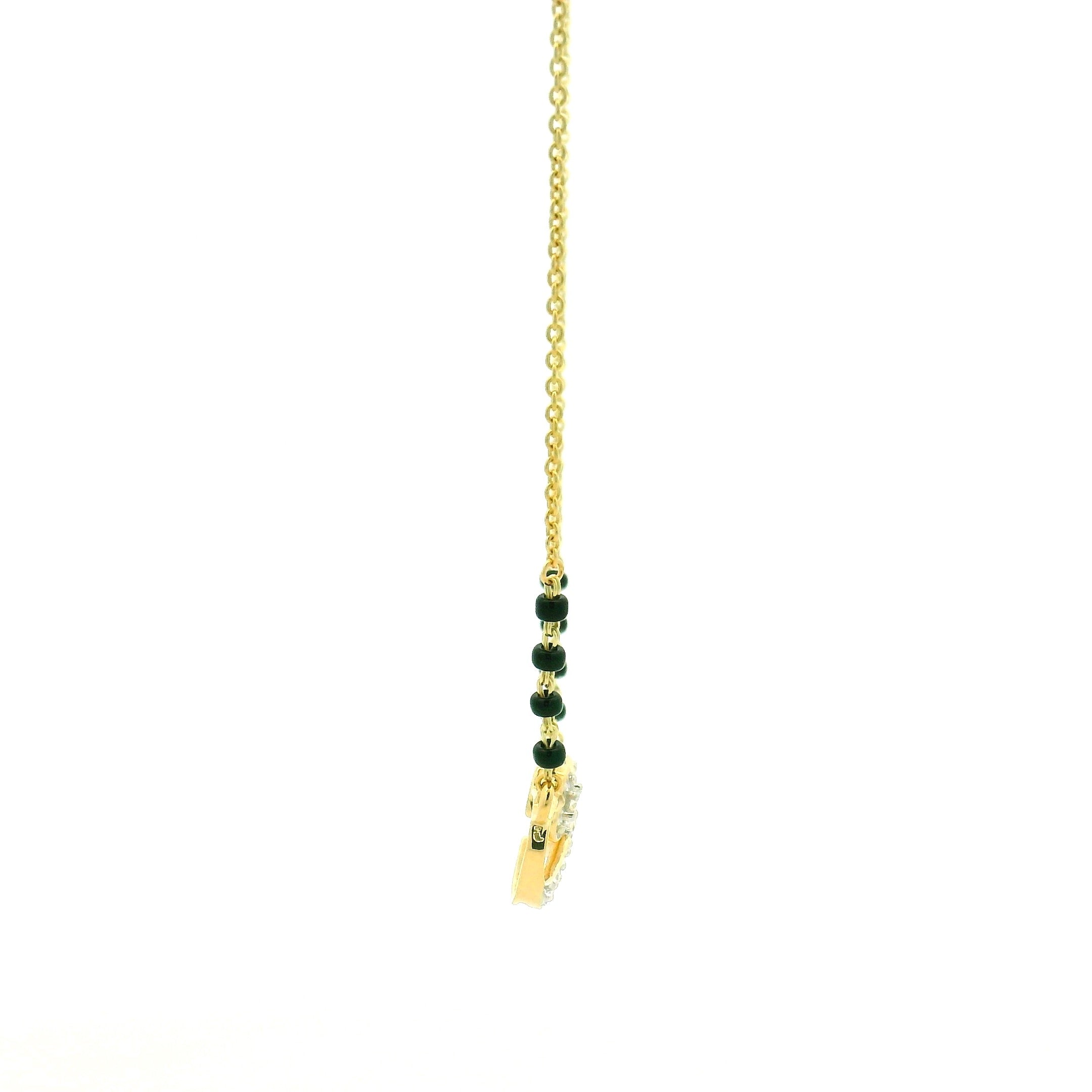 14K Lab Grown Diamond Mangalsutra