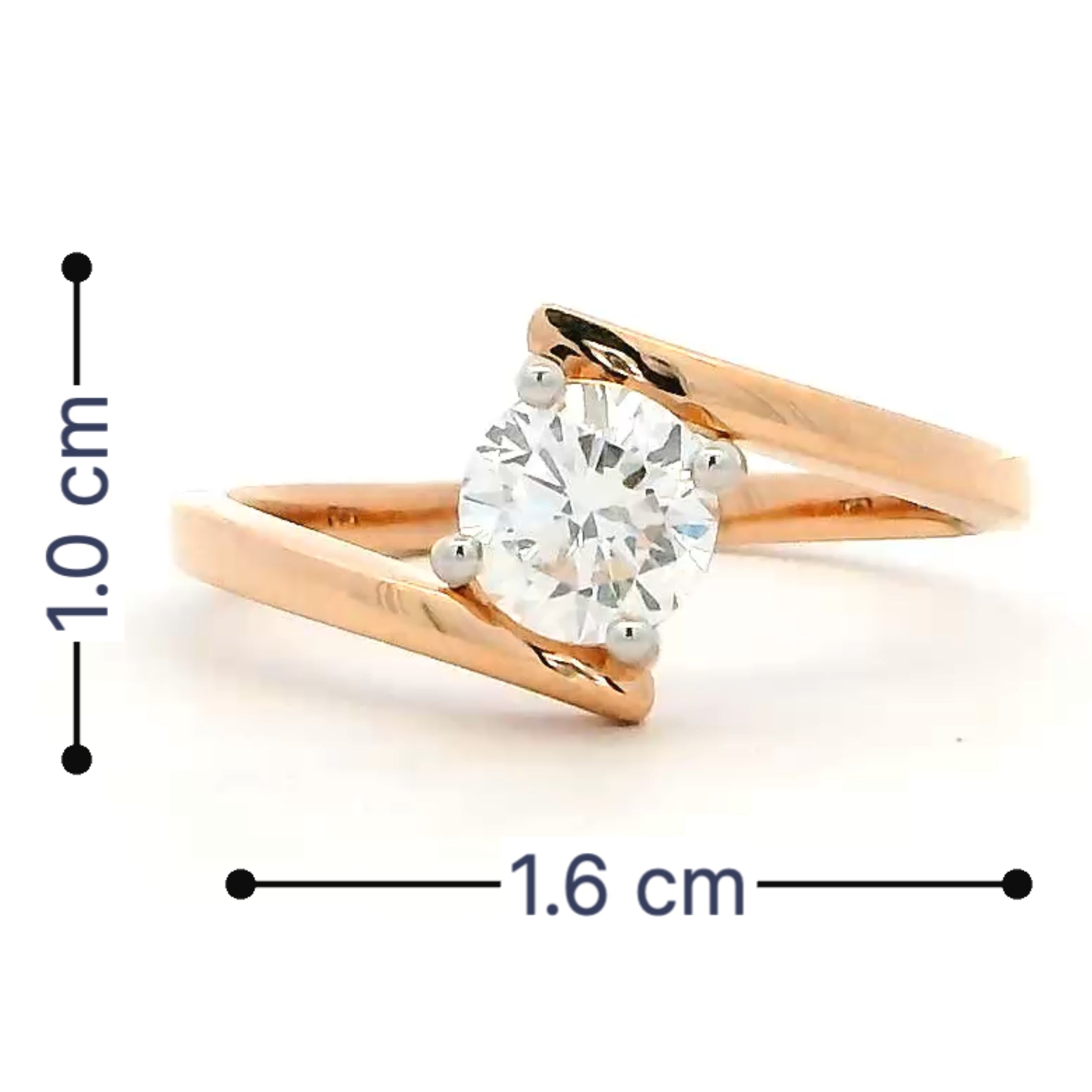 14K Lab Grown Diamond Ring For Women