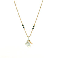 14K Lab Grown Diamond Mangalsutra