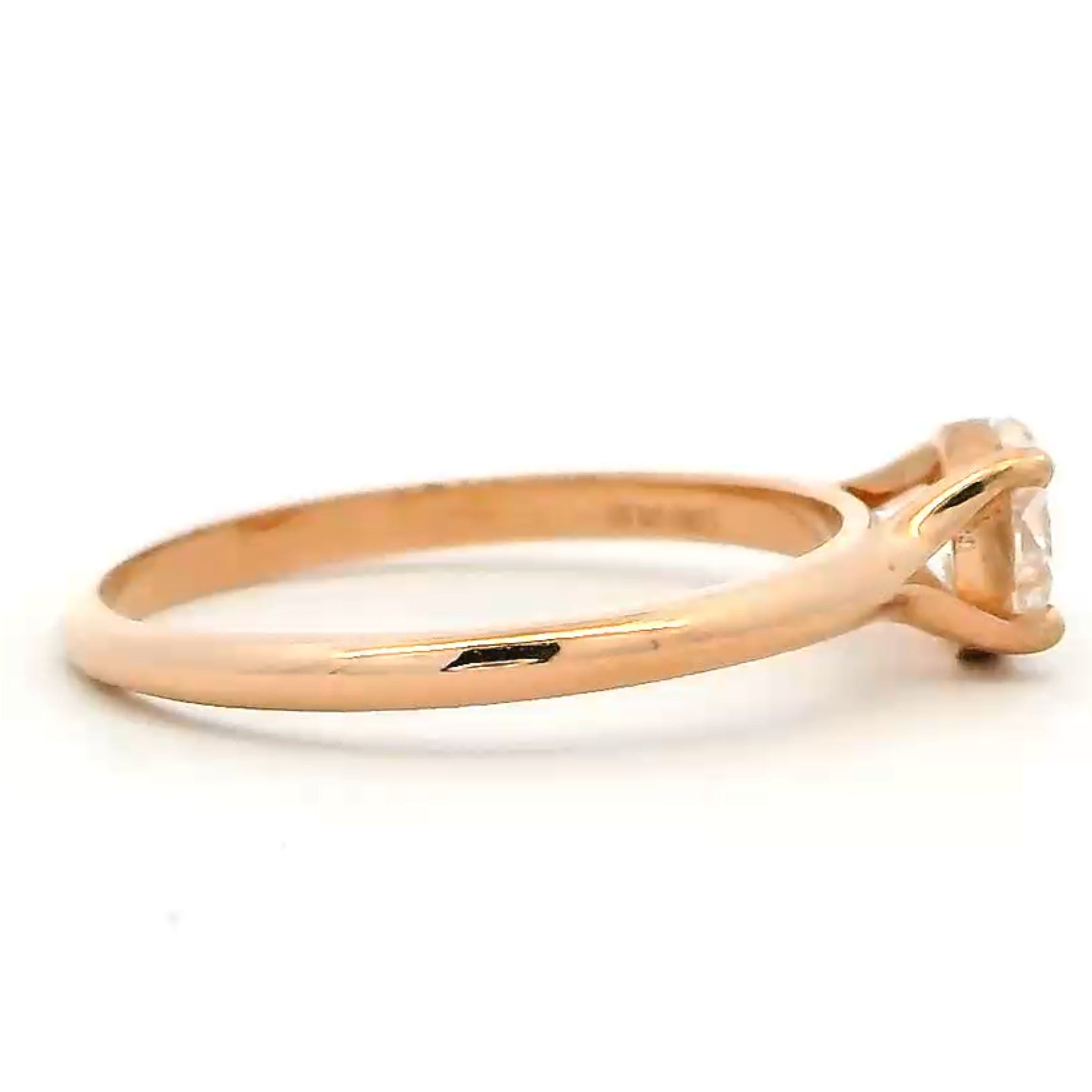 14K Lab Grown Diamond Ring For Women