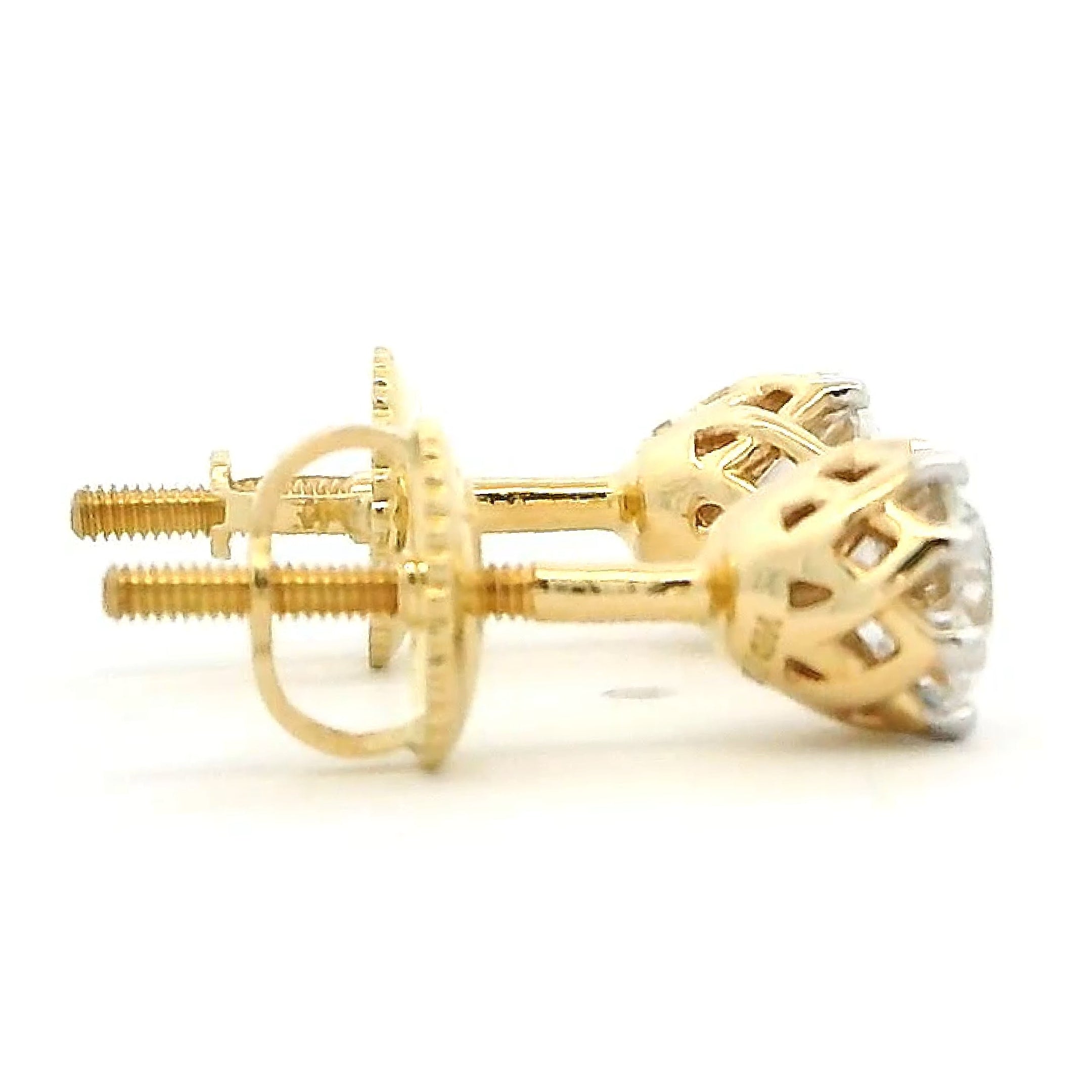 9K Lab Grown Diamond Earrings