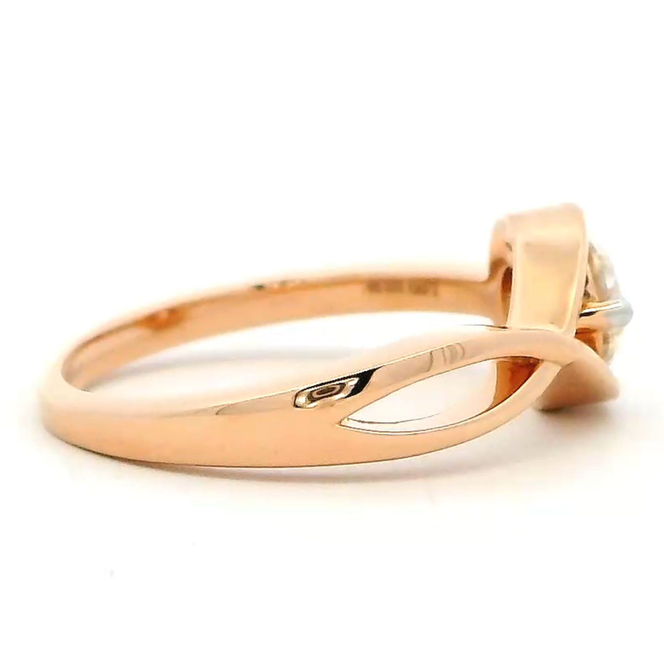 14K Lab Grown Diamond Ring For Women