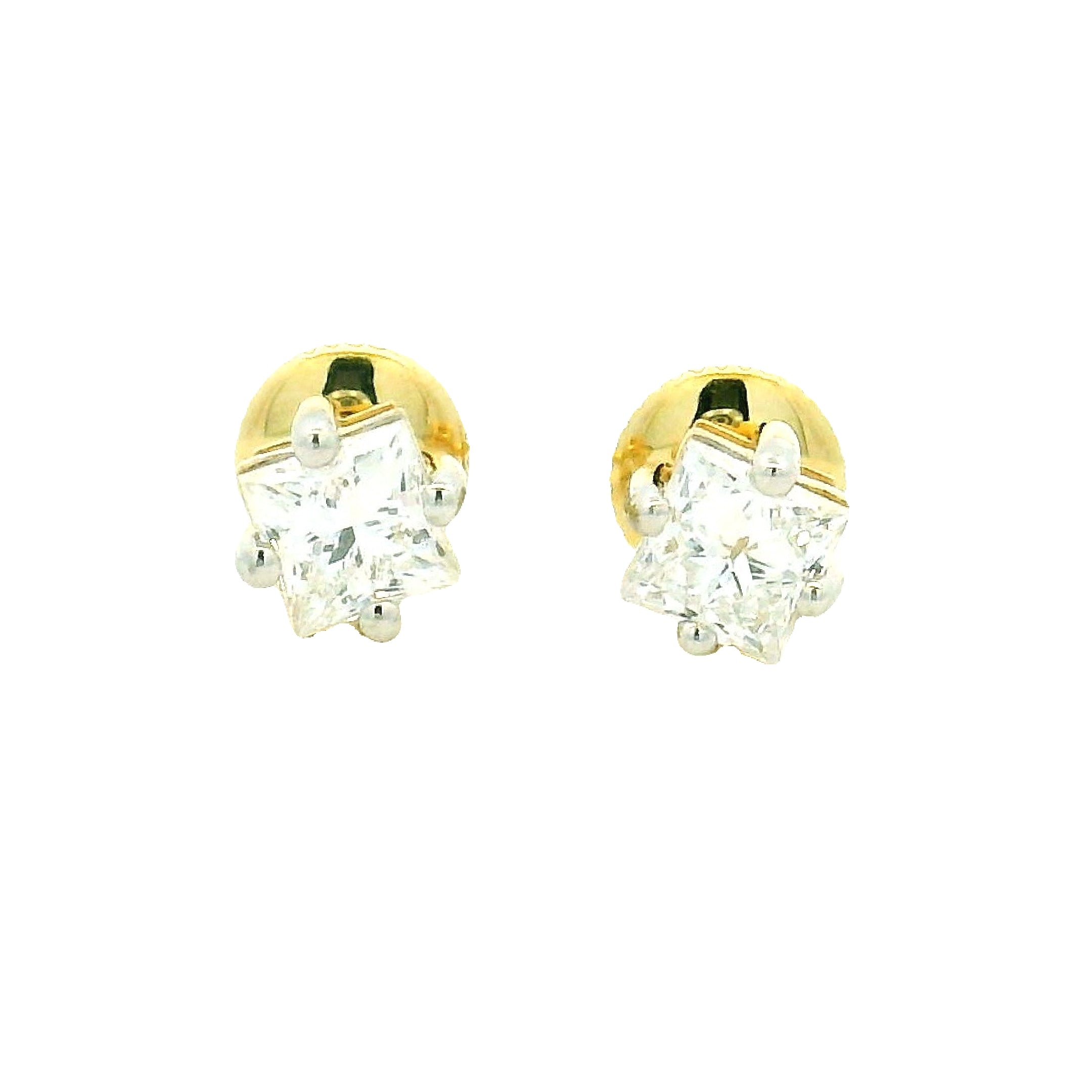 9K Lab Grown Diamond Earrings
