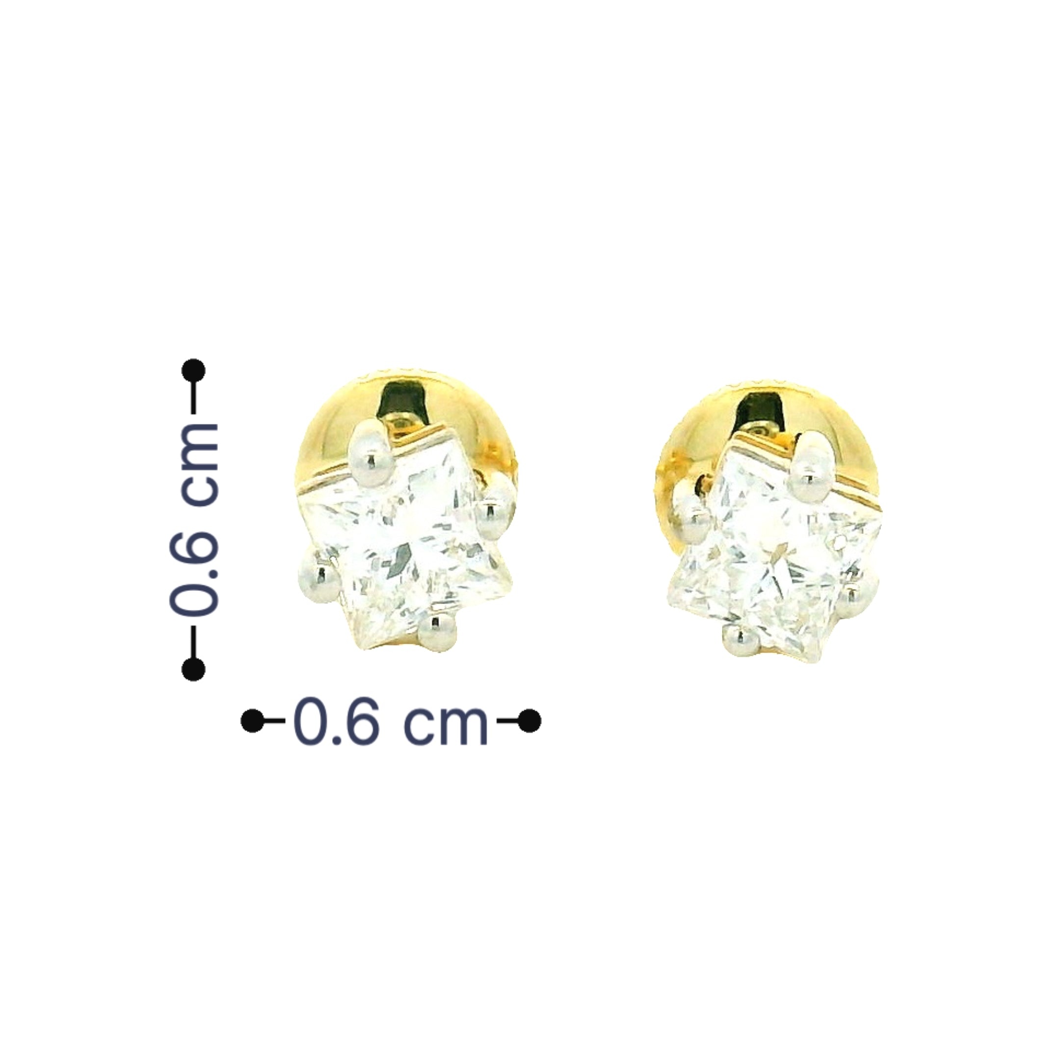 9K Lab Grown Diamond Earrings