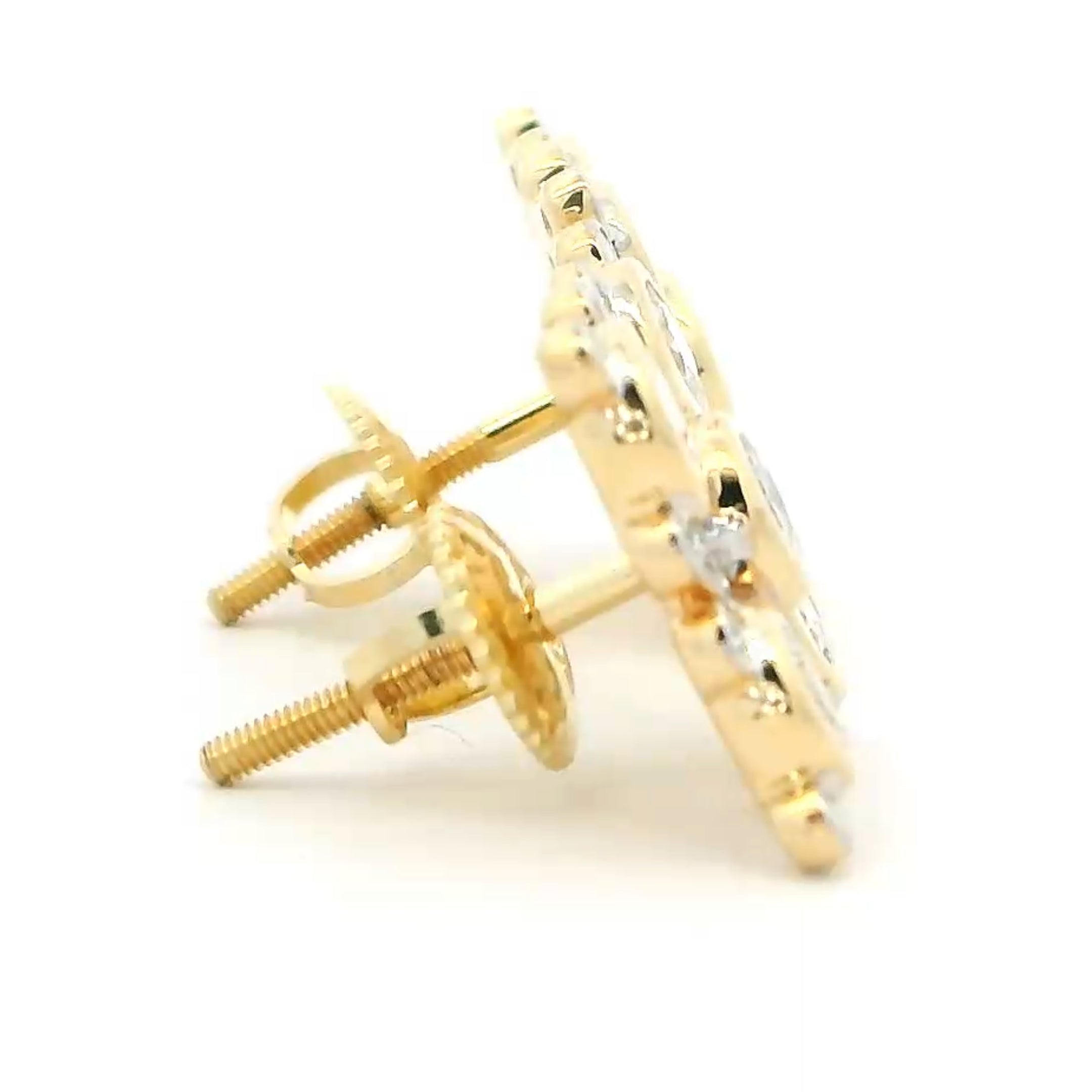 9K Lab Grown Diamond Earrings