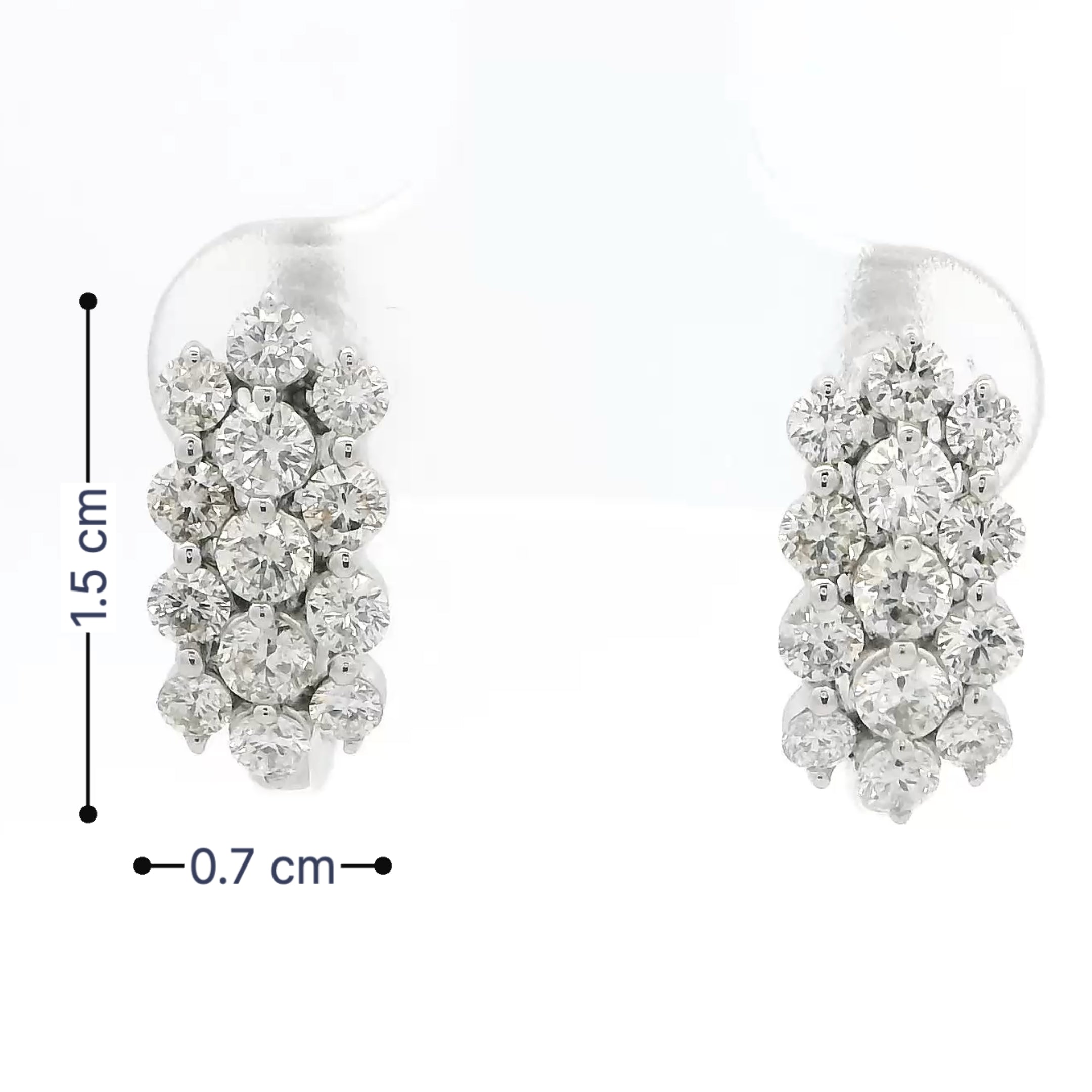 9K Lab Grown Diamond Earrings