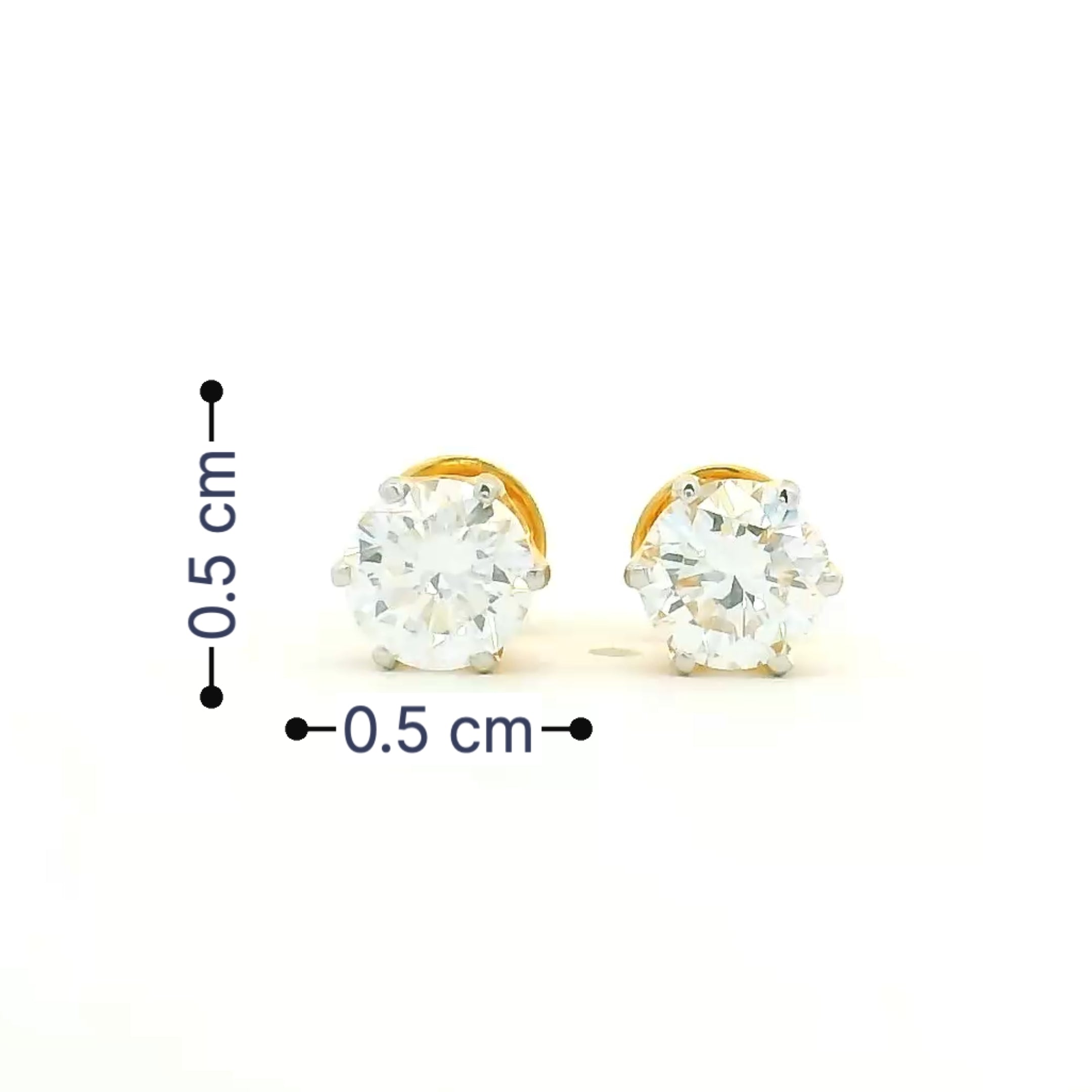 14K Lab Grown Diamond Earrings