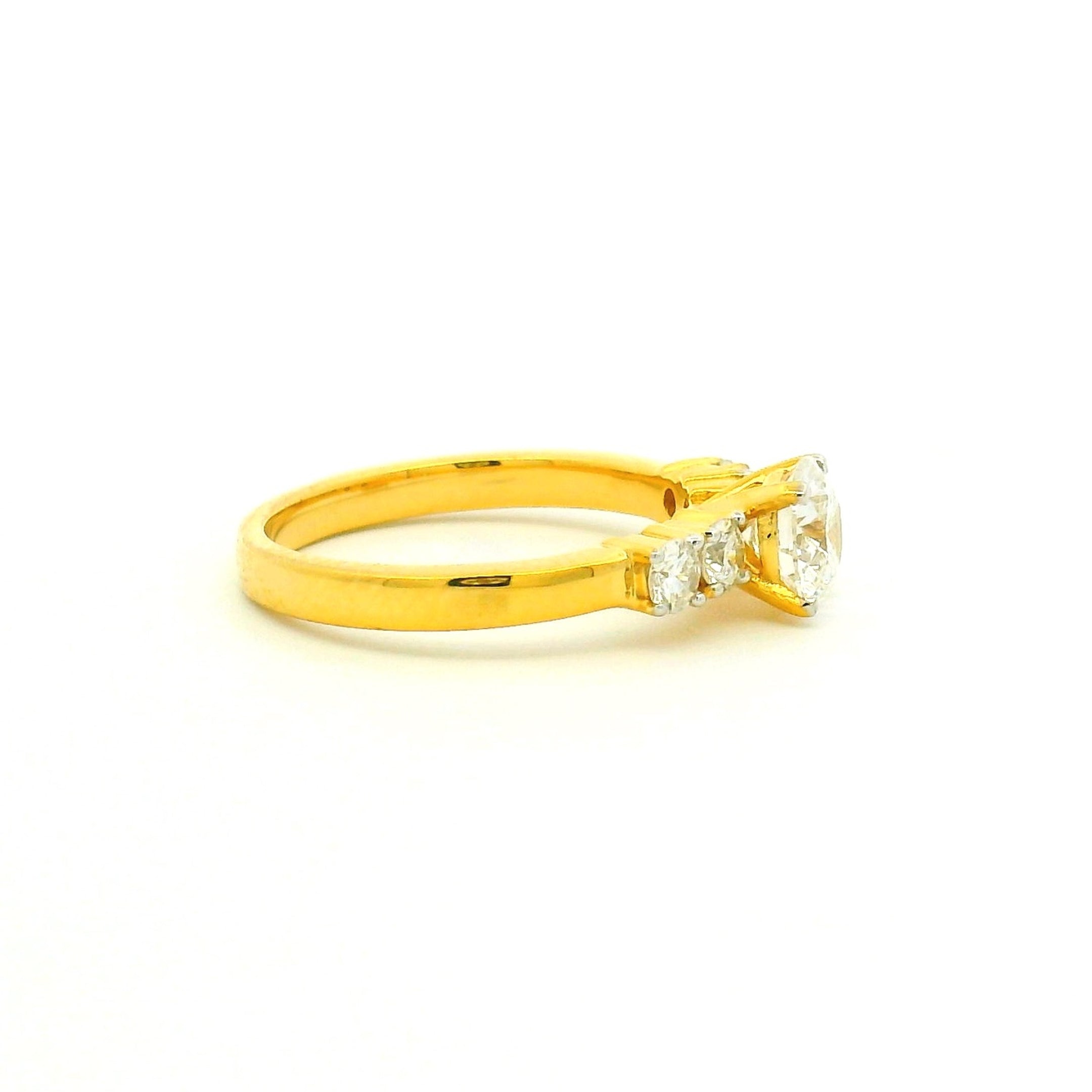 14K Lab Grown Diamond Ring For Women