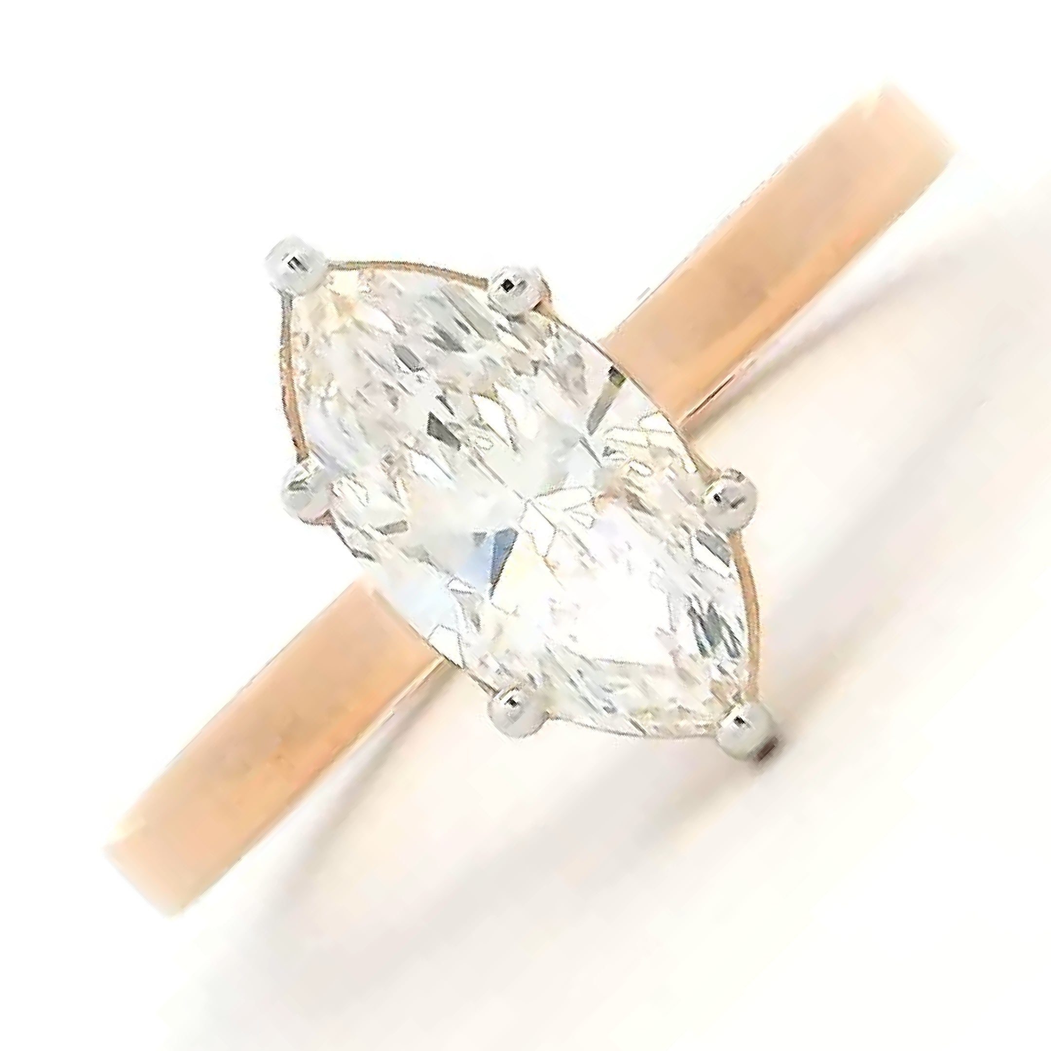 9K Lab Grown Diamond Ring For Women