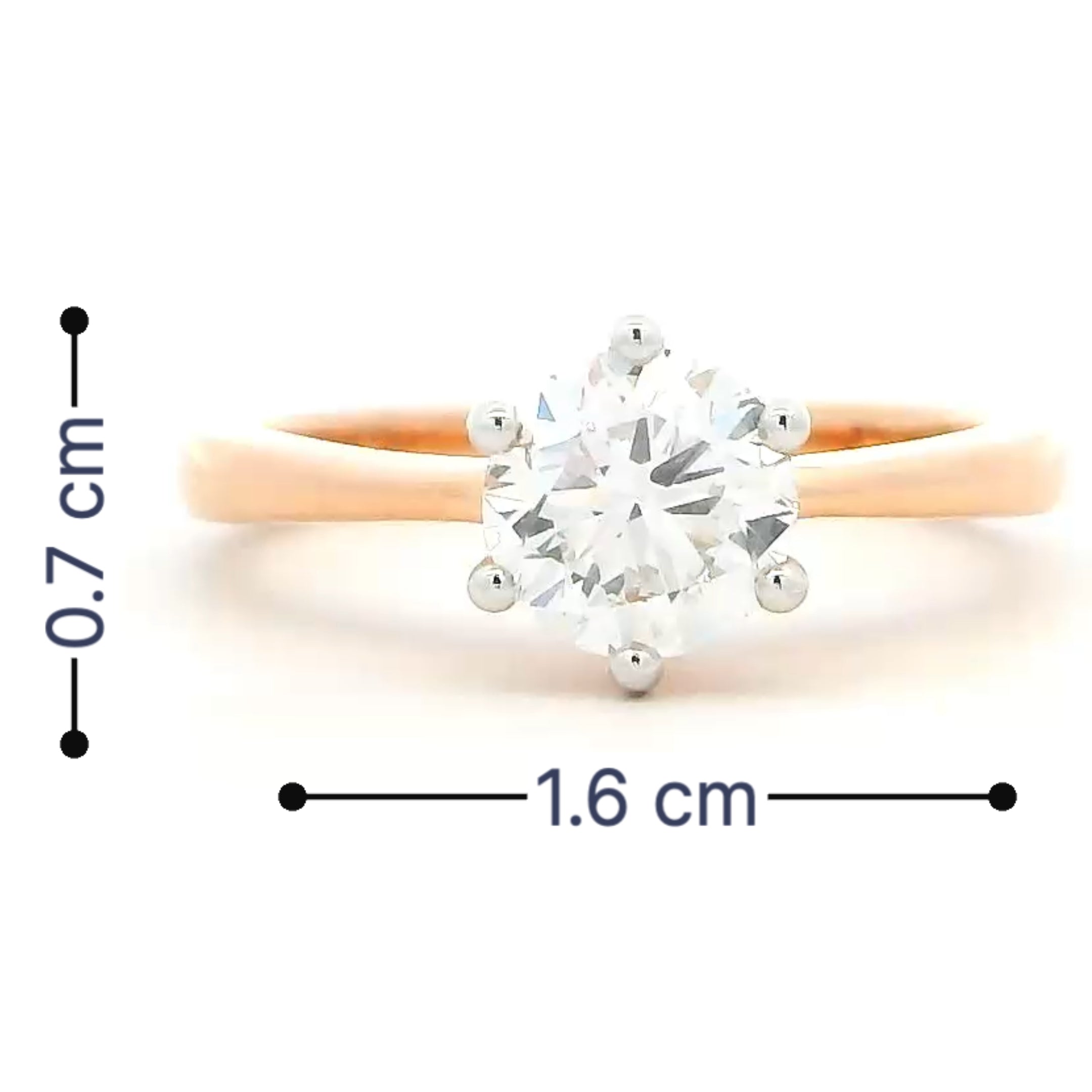 9K Lab Grown Diamond Ring
