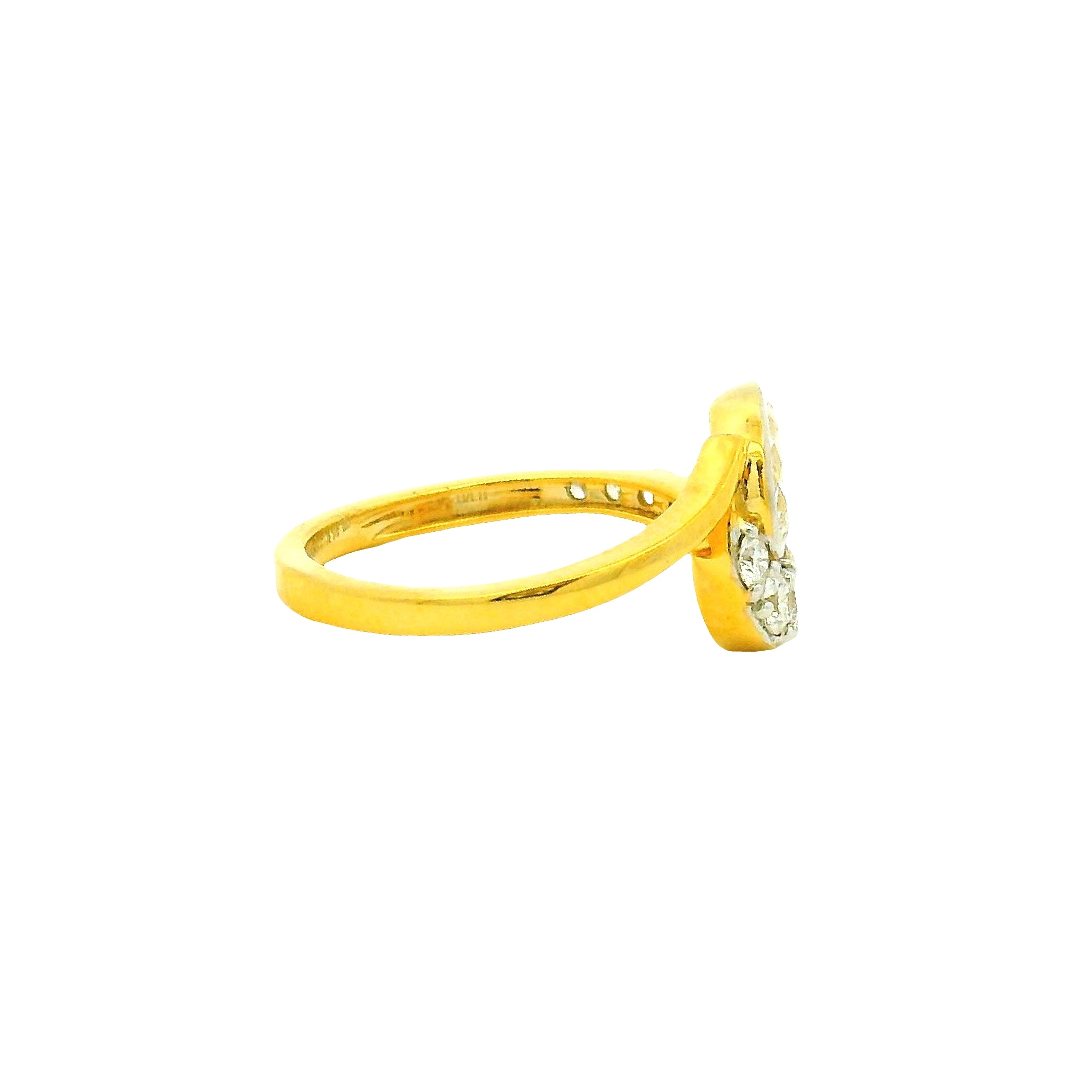 9K Lab Grown Diamond Ring For Women