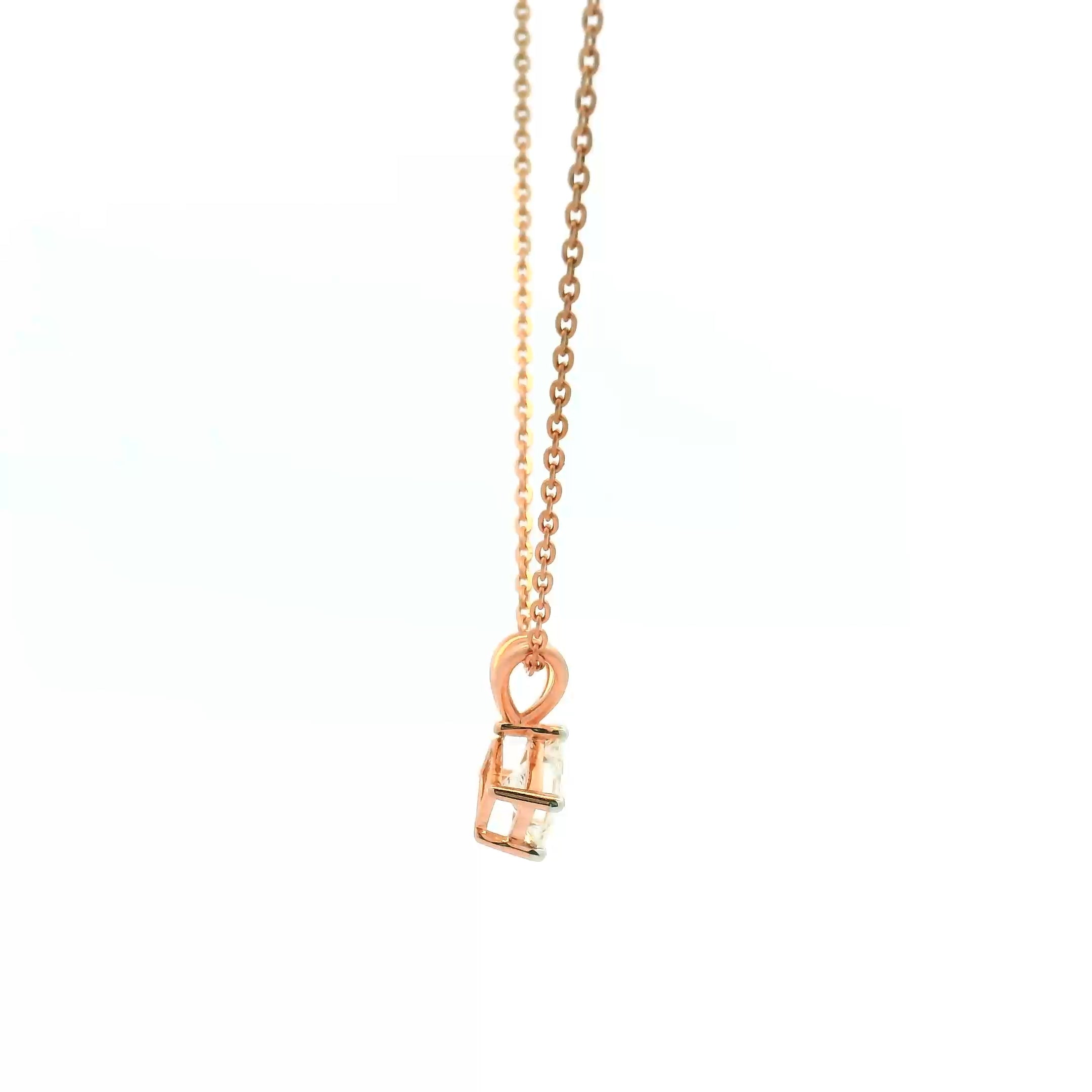 9K Lab Grown Diamond Pendant