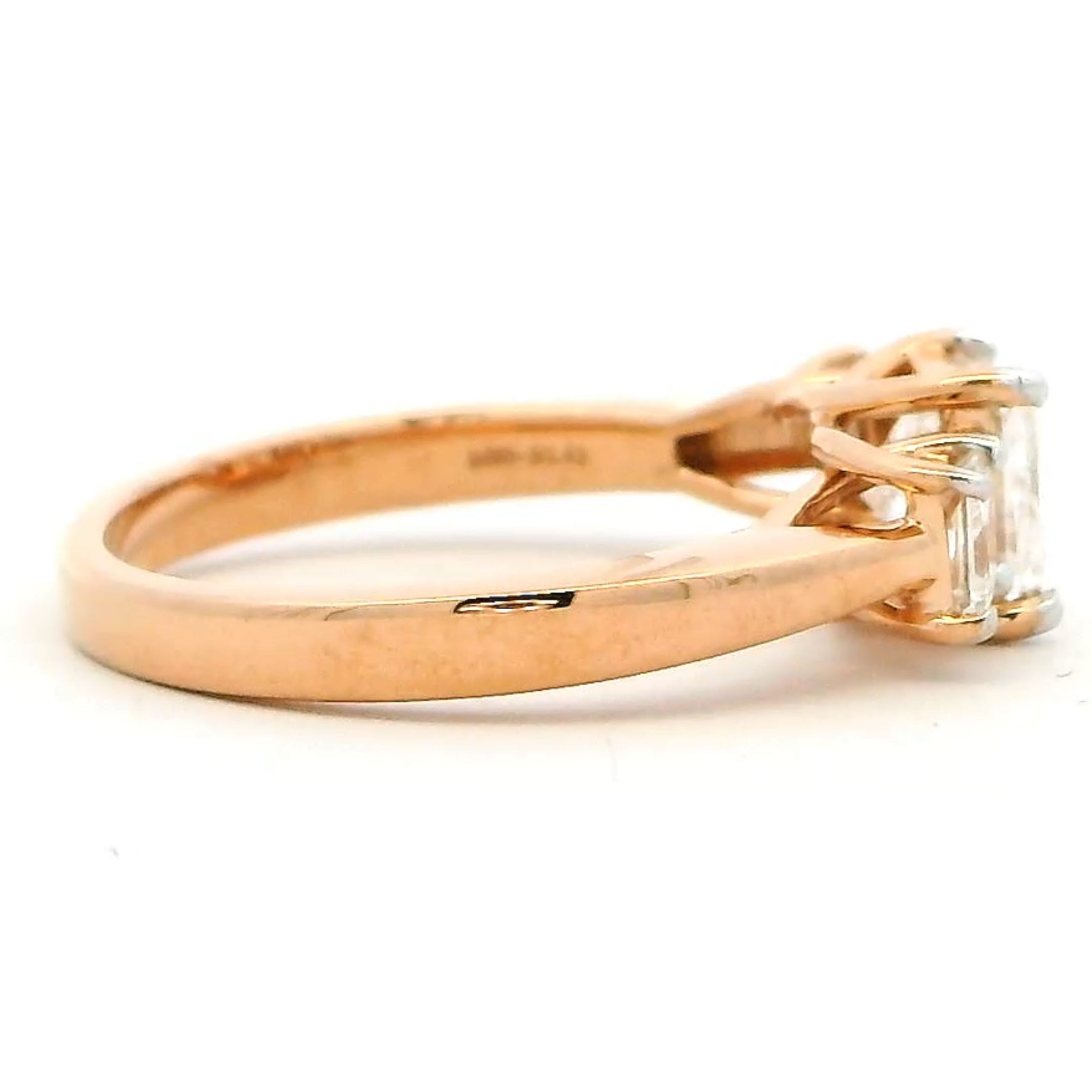 9K Lab Grown Diamond Ring For Women