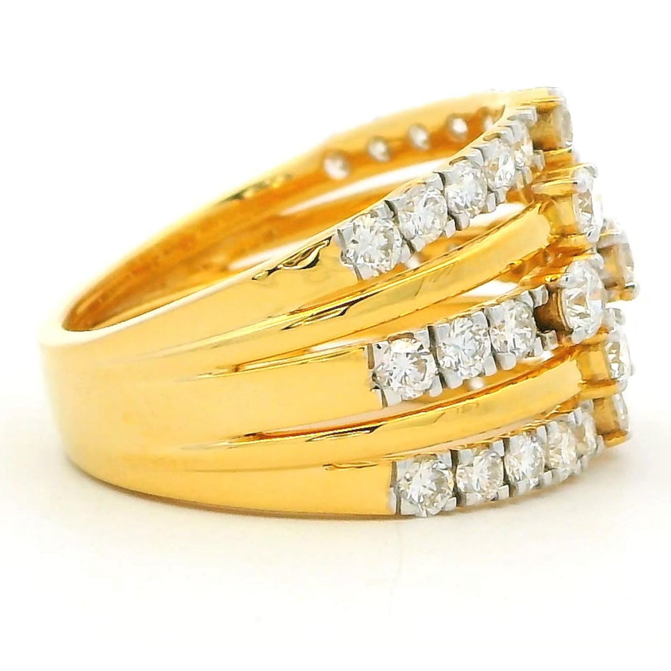 9K Lab Grown Diamond Ring For Women