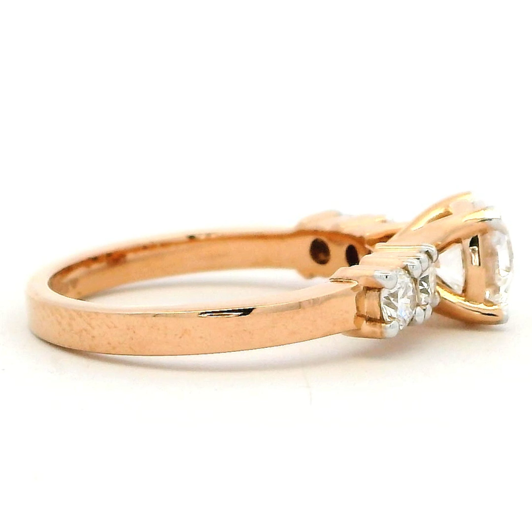 9K Lab Grown Diamond Ring For Women