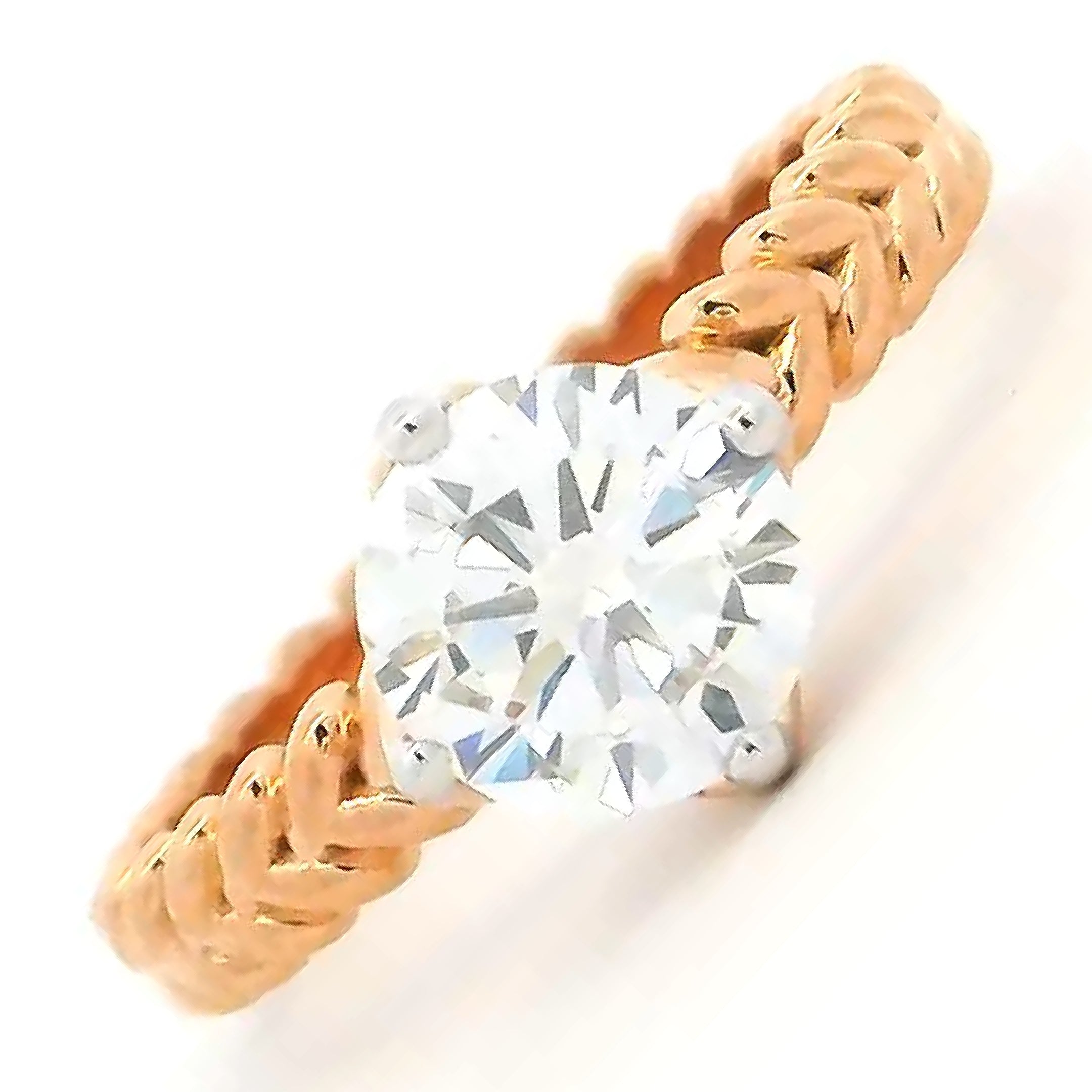 9K Lab Grown Diamond Ring For Women