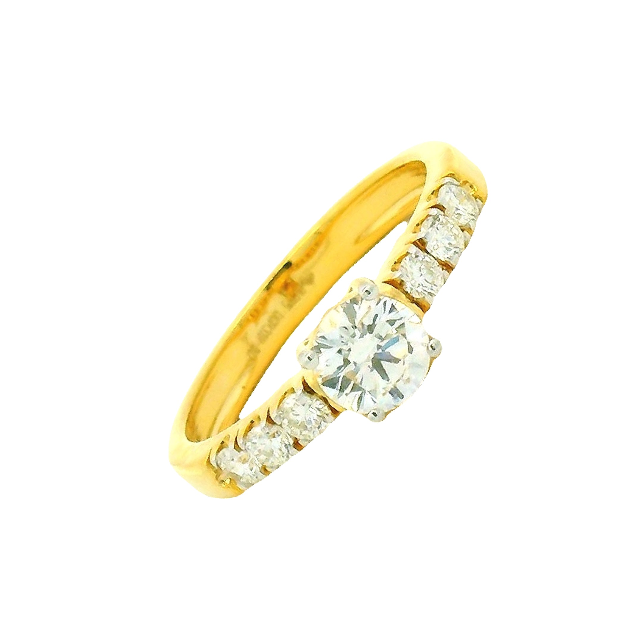 9K Lab Grown Diamond Ring For Women