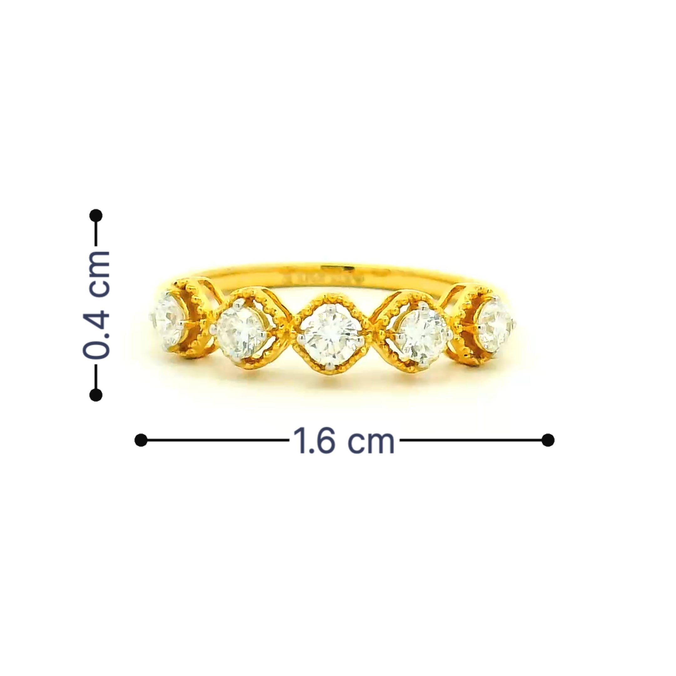 Tempting Elegance Lab Grown Diamond Ring