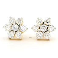 9K Lab Grown Diamond Earrings