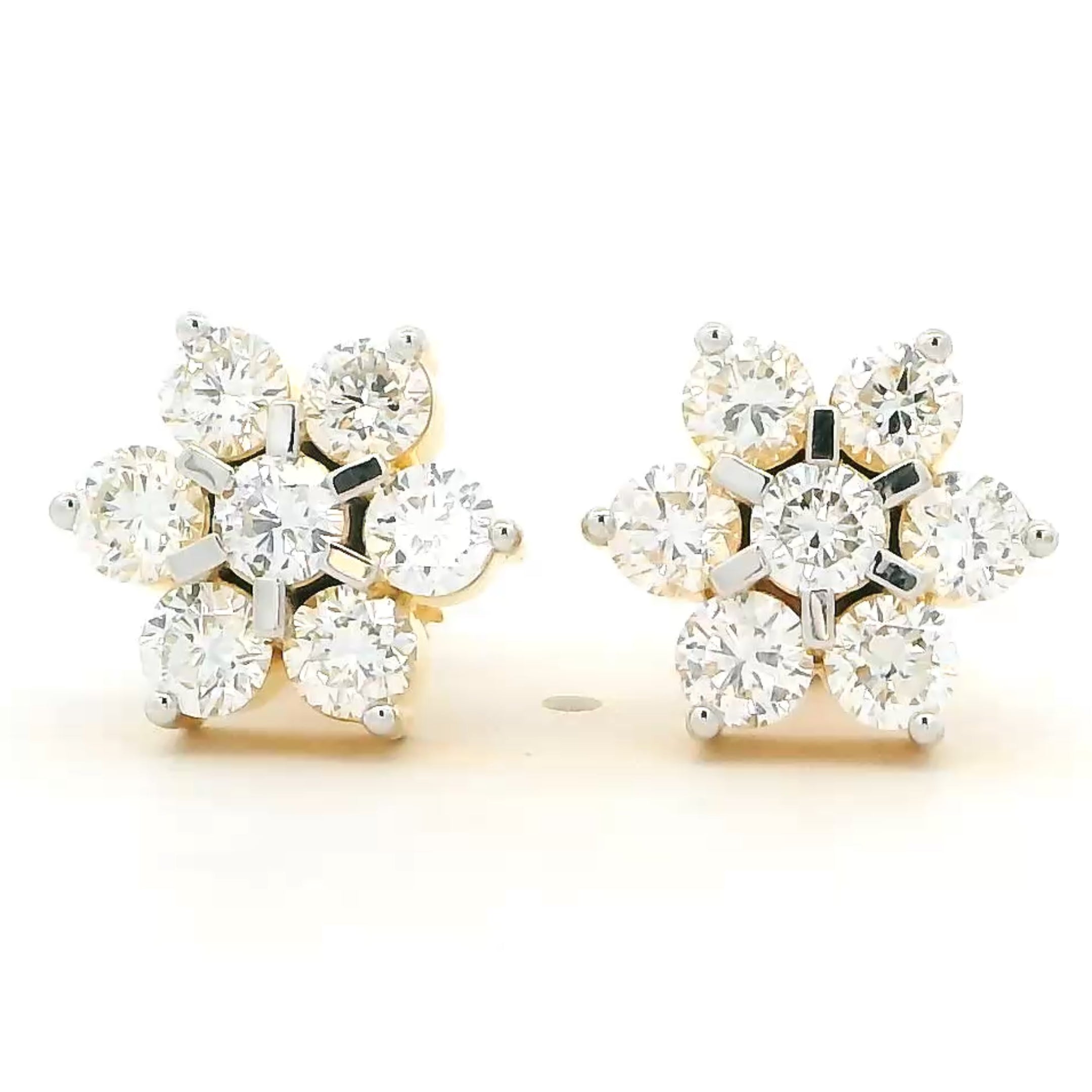 9K Lab Grown Diamond Earrings