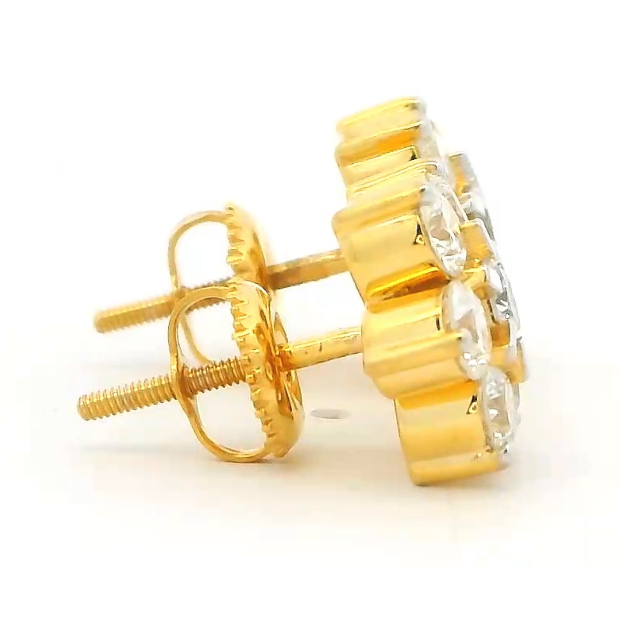 9K Lab Grown Diamond Earrings