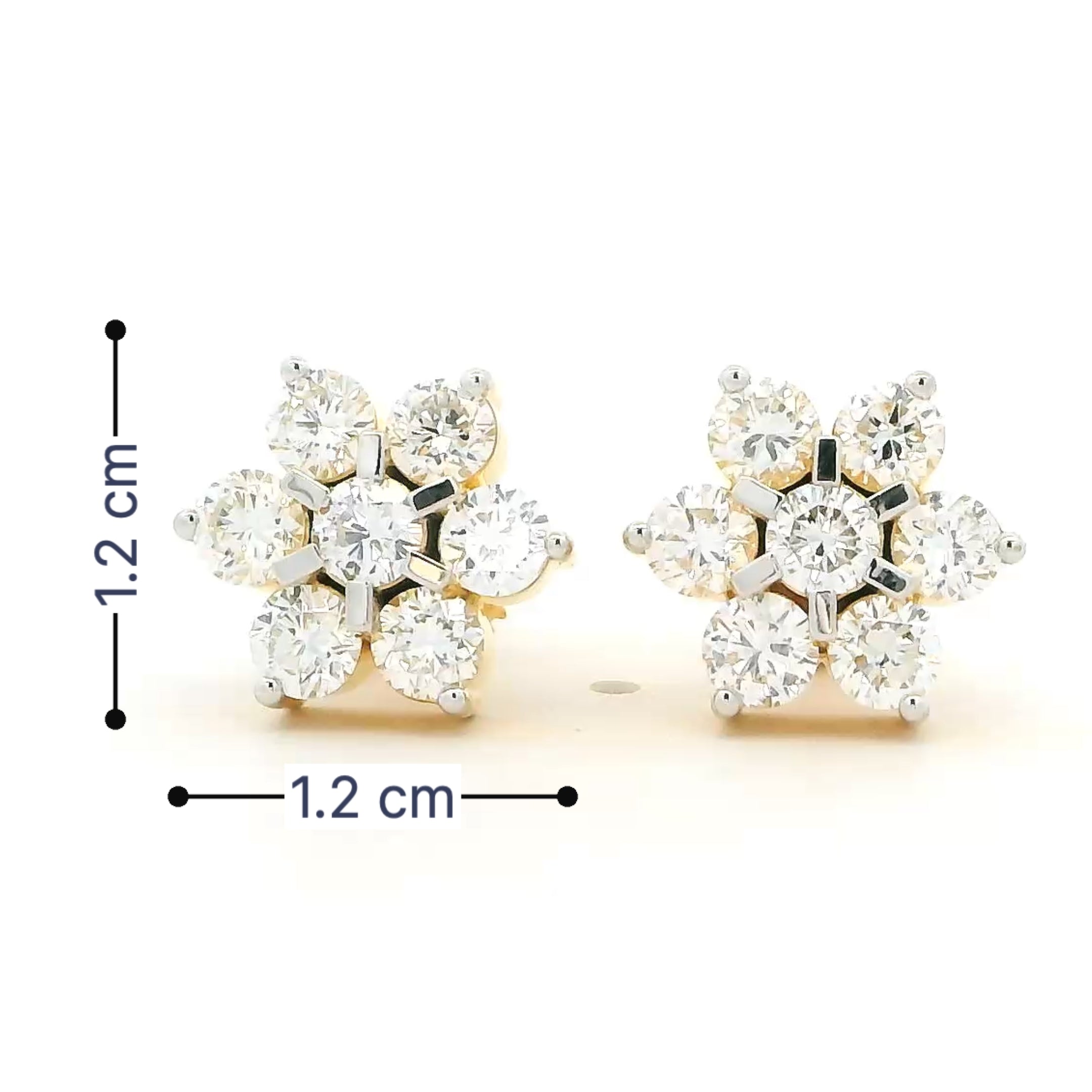 9K Lab Grown Diamond Earrings