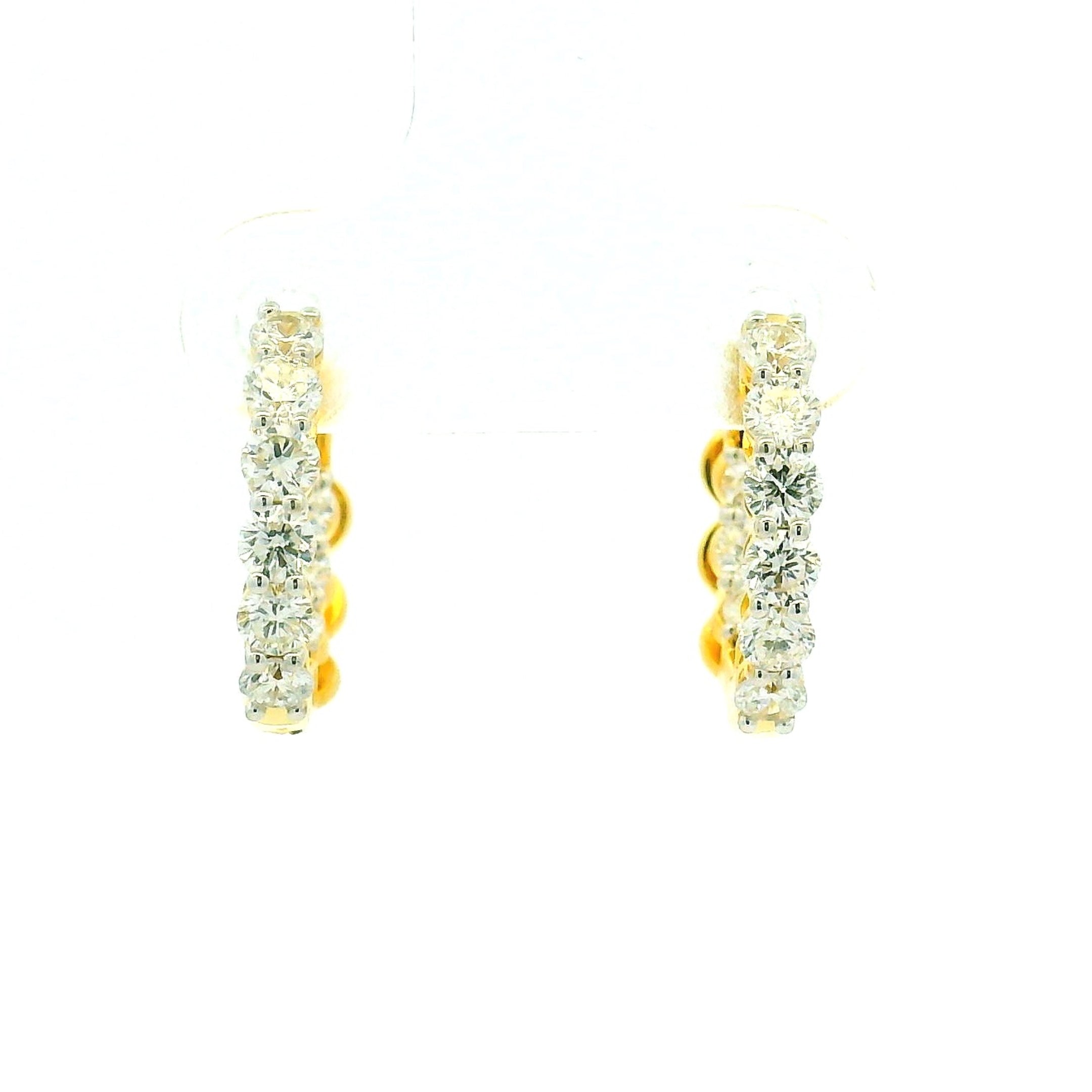9K Lab Grown Diamond Earrings