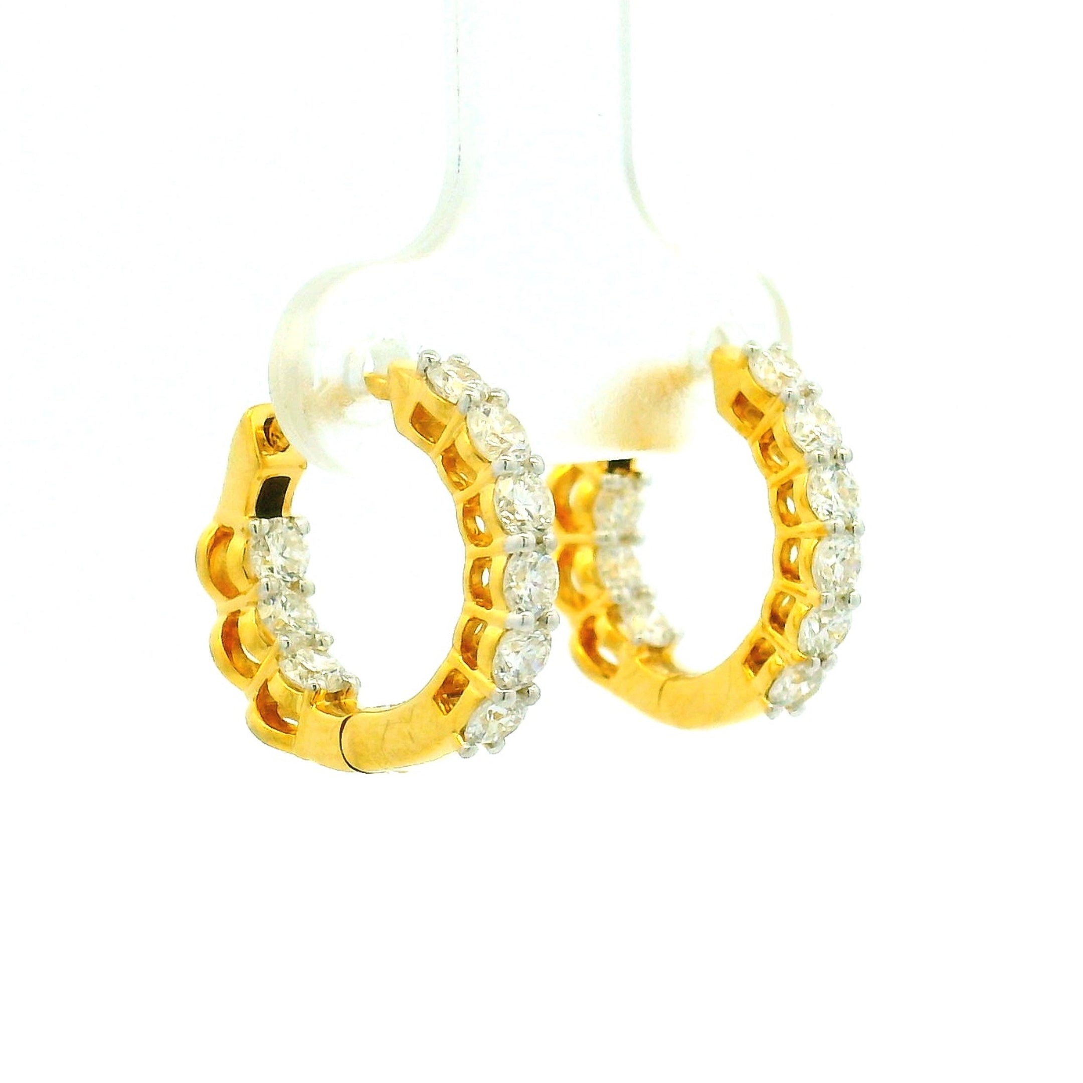 9K Lab Grown Diamond Earrings