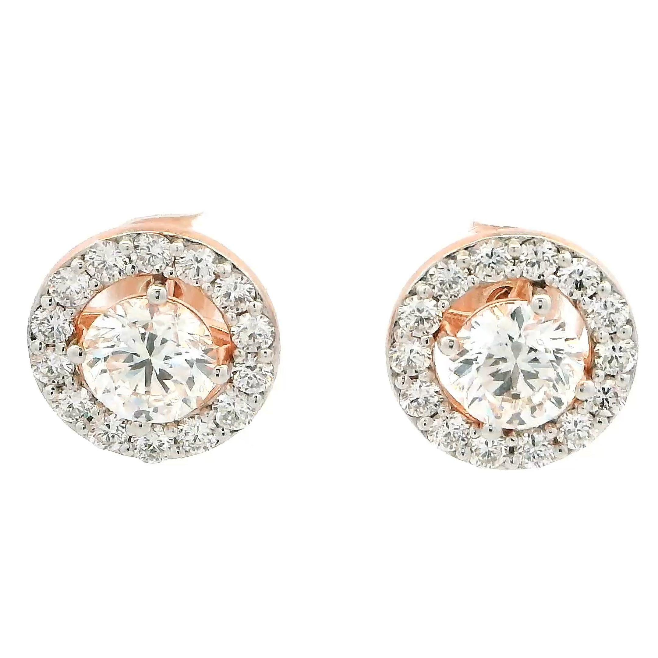 9K Lab Grown Diamond Earrings