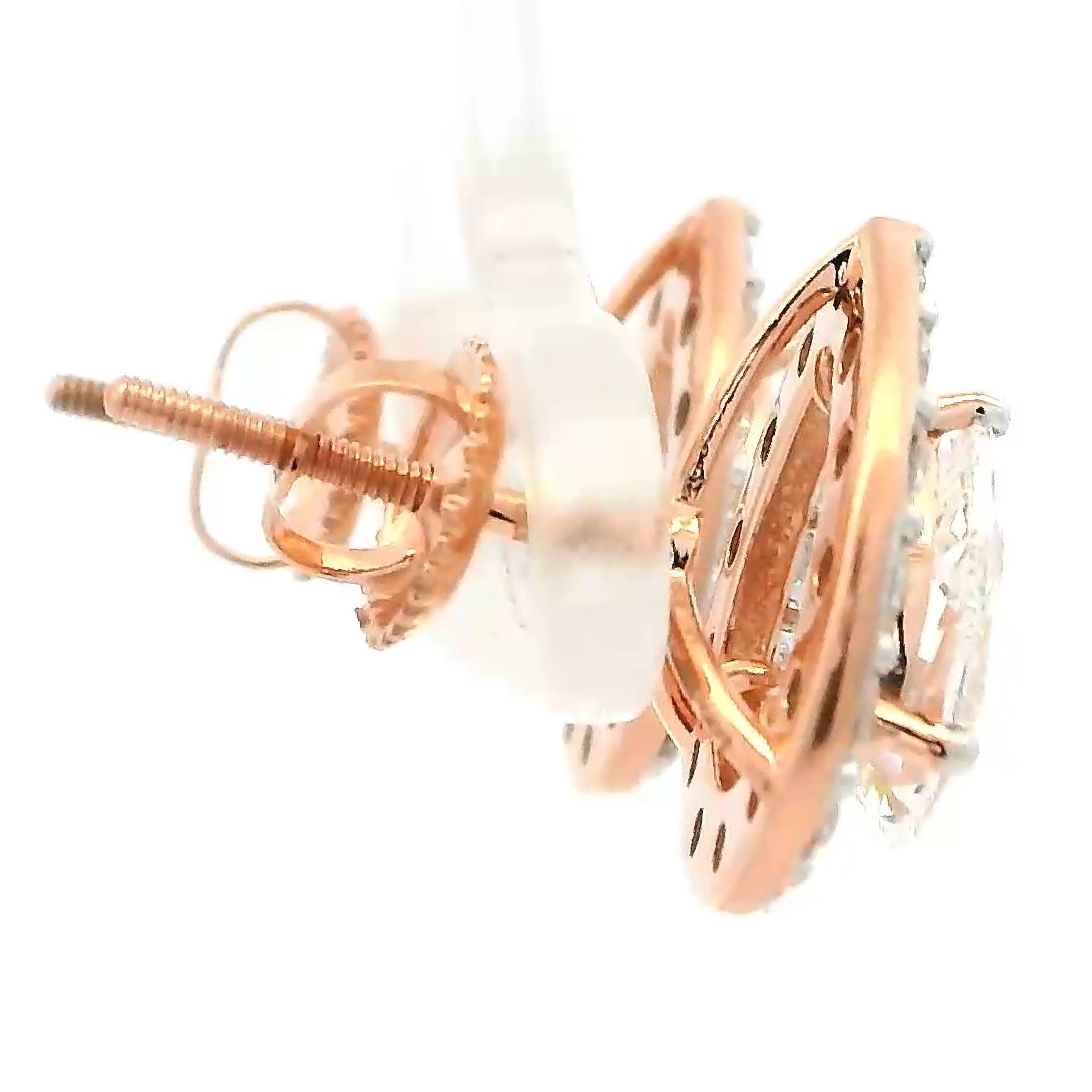 9K Lab Grown Diamond Earrings