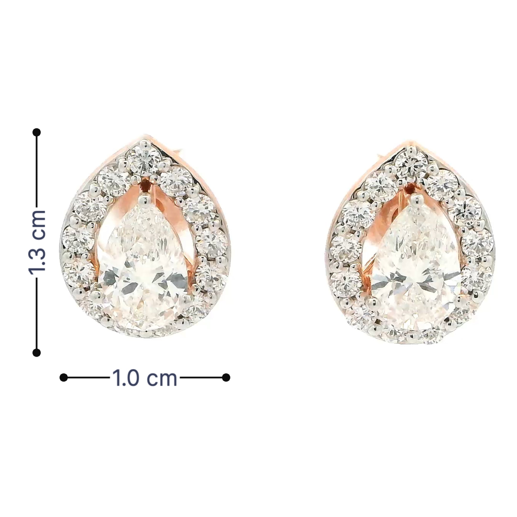 9K Lab Grown Diamond Earrings