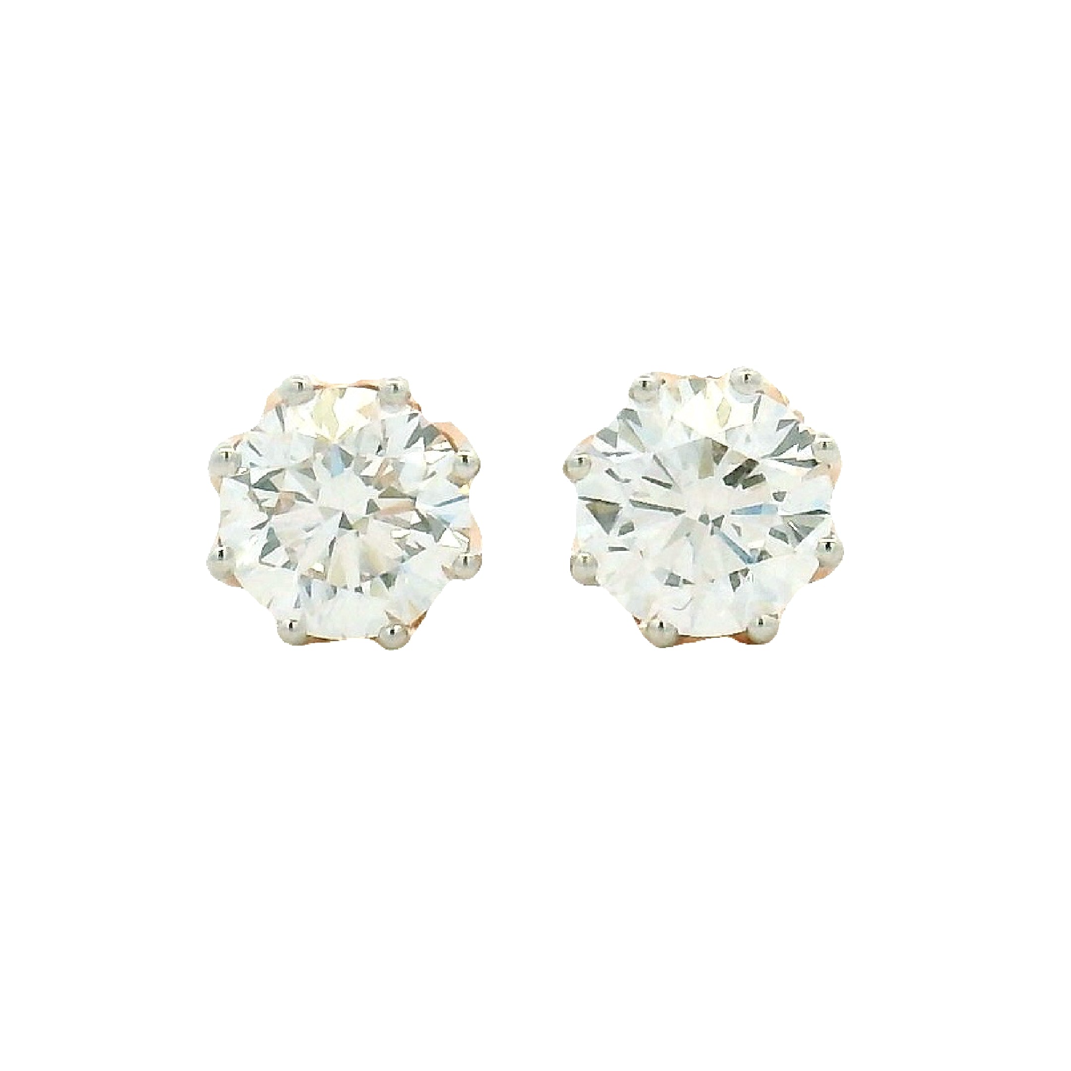 9K Lab Grown Diamond Earrings