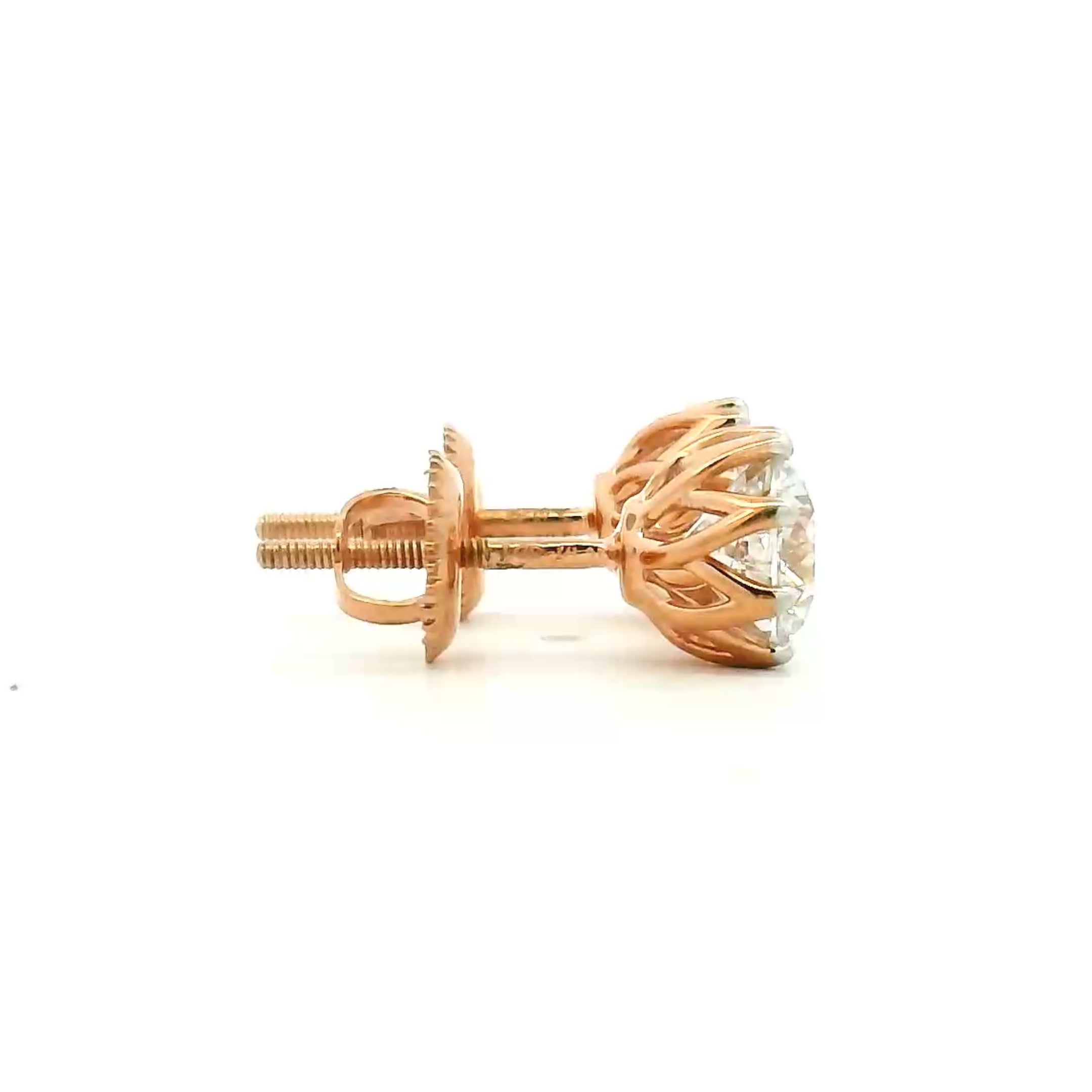 9K Lab Grown Diamond Earrings