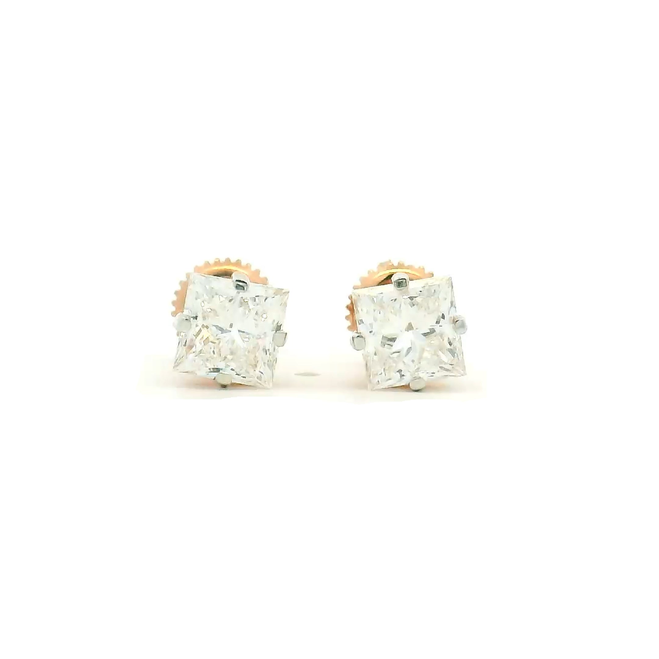 9K Lab Grown Diamond Earrings