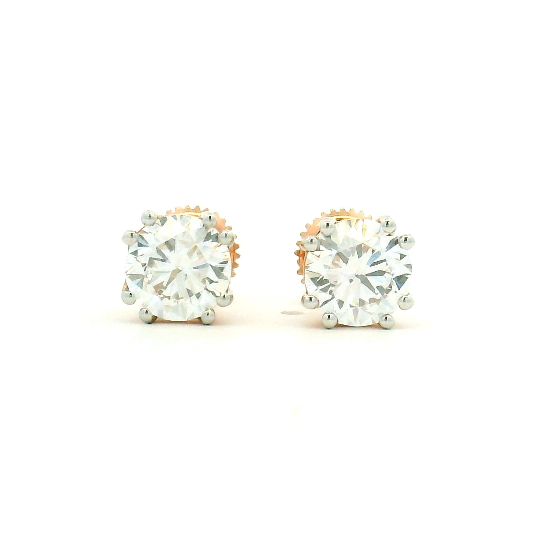 9K Lab Grown Diamond Earrings