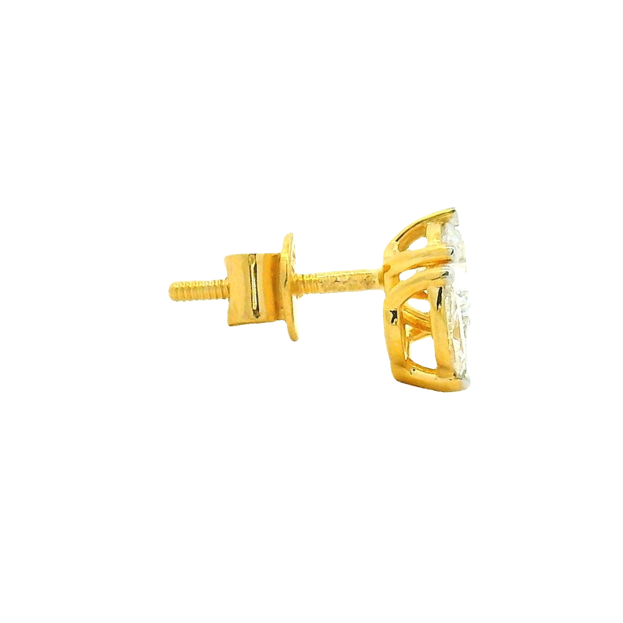 14K Lab Grown Diamond Earrings