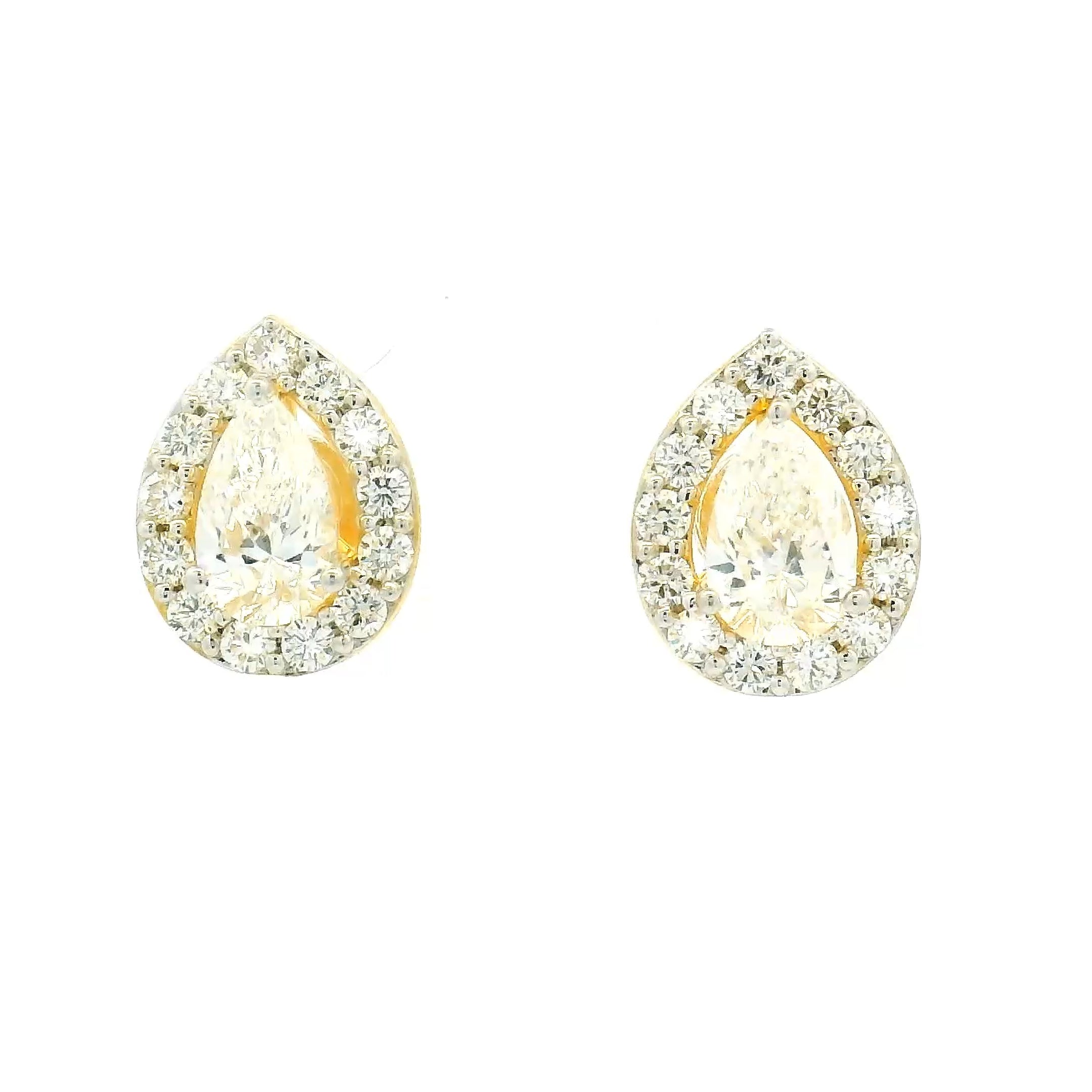 14K Lab Grown Diamond Earrings