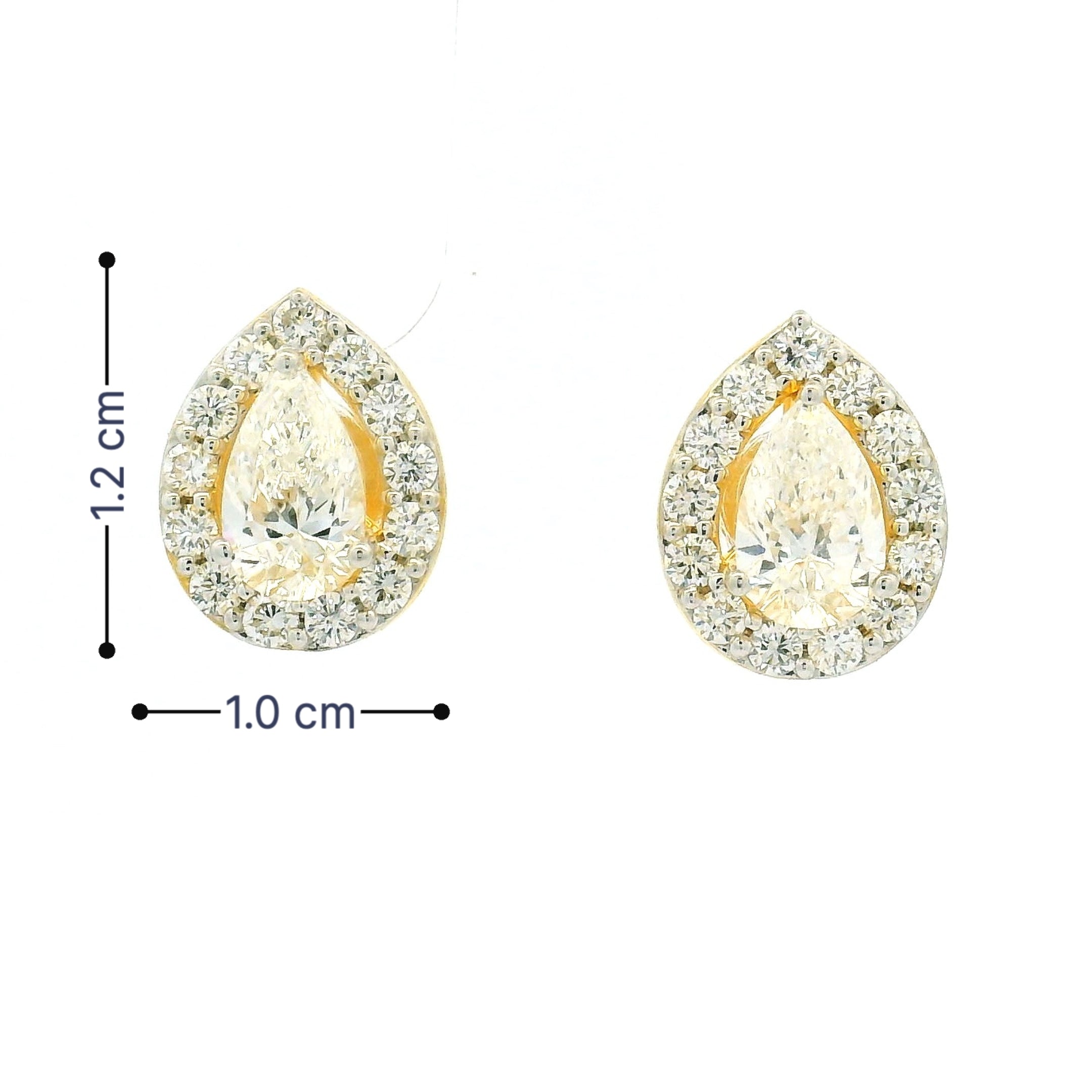 14K Lab Grown Diamond Earrings