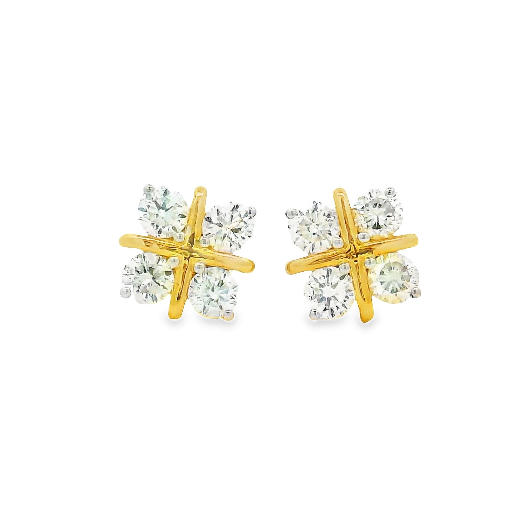 14K Lab Grown Diamond Earrings