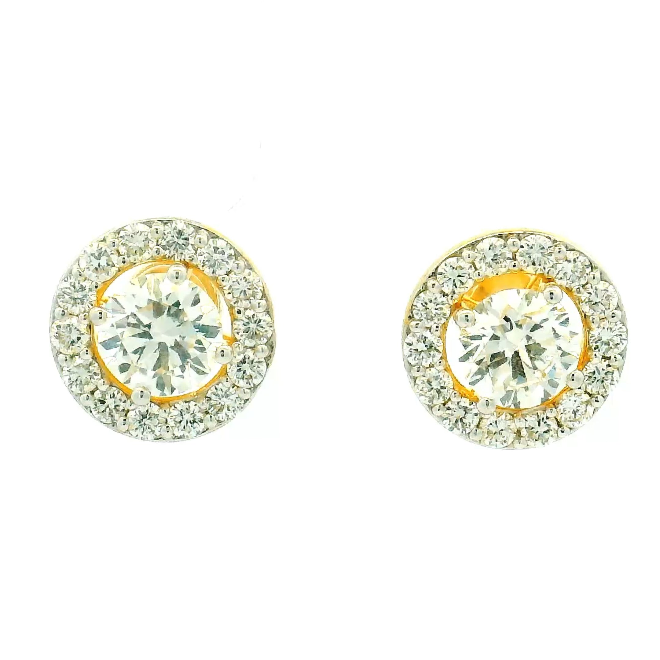 14K Lab Grown Diamond Earrings