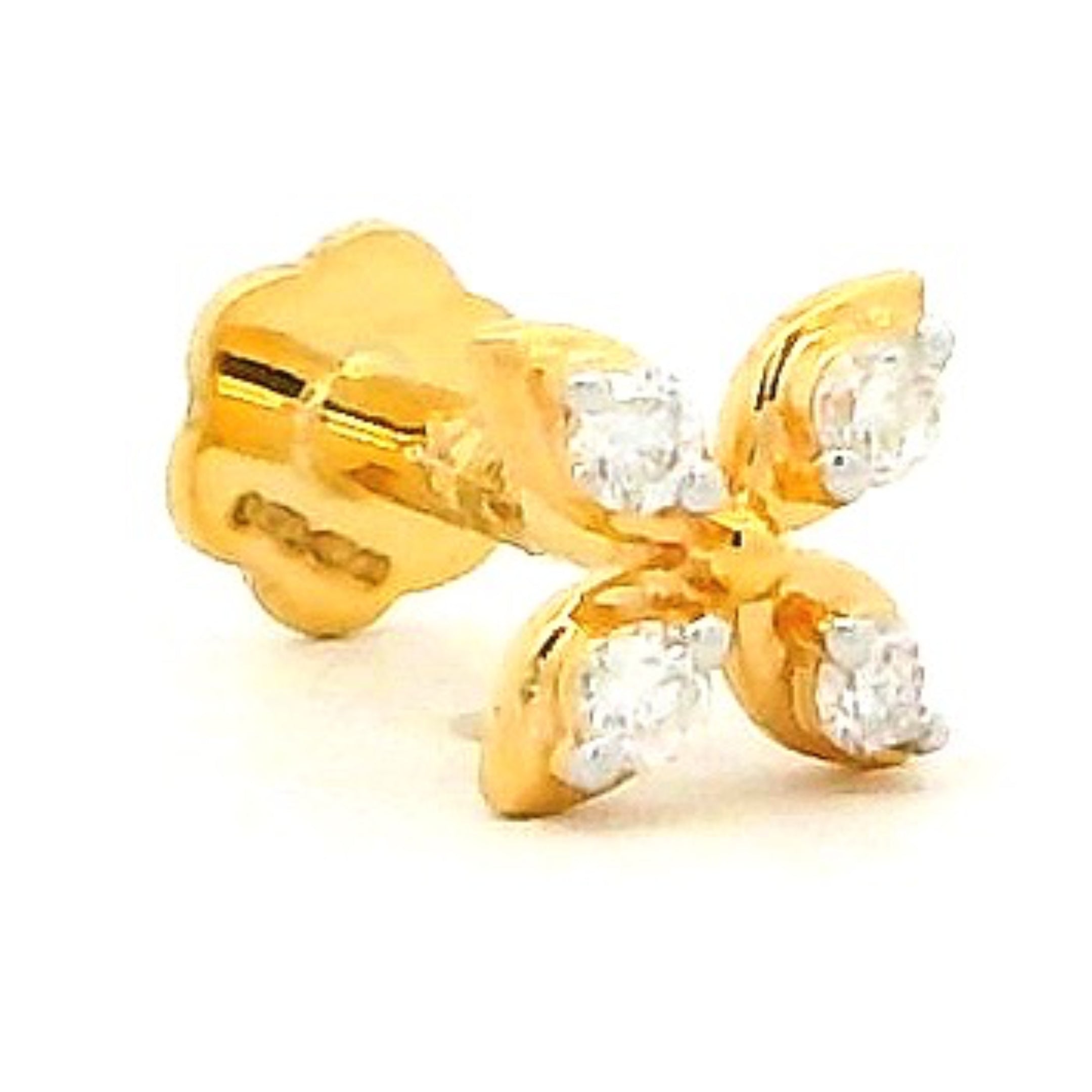 18K Lab Grown Diamond Nose Pin