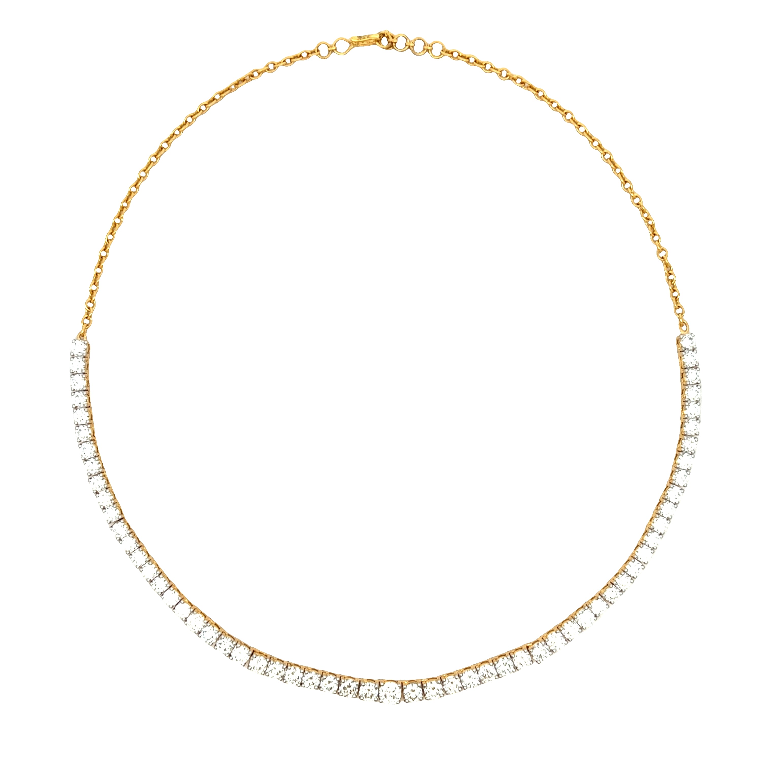 9K Lab Grown Diamond Necklace Set