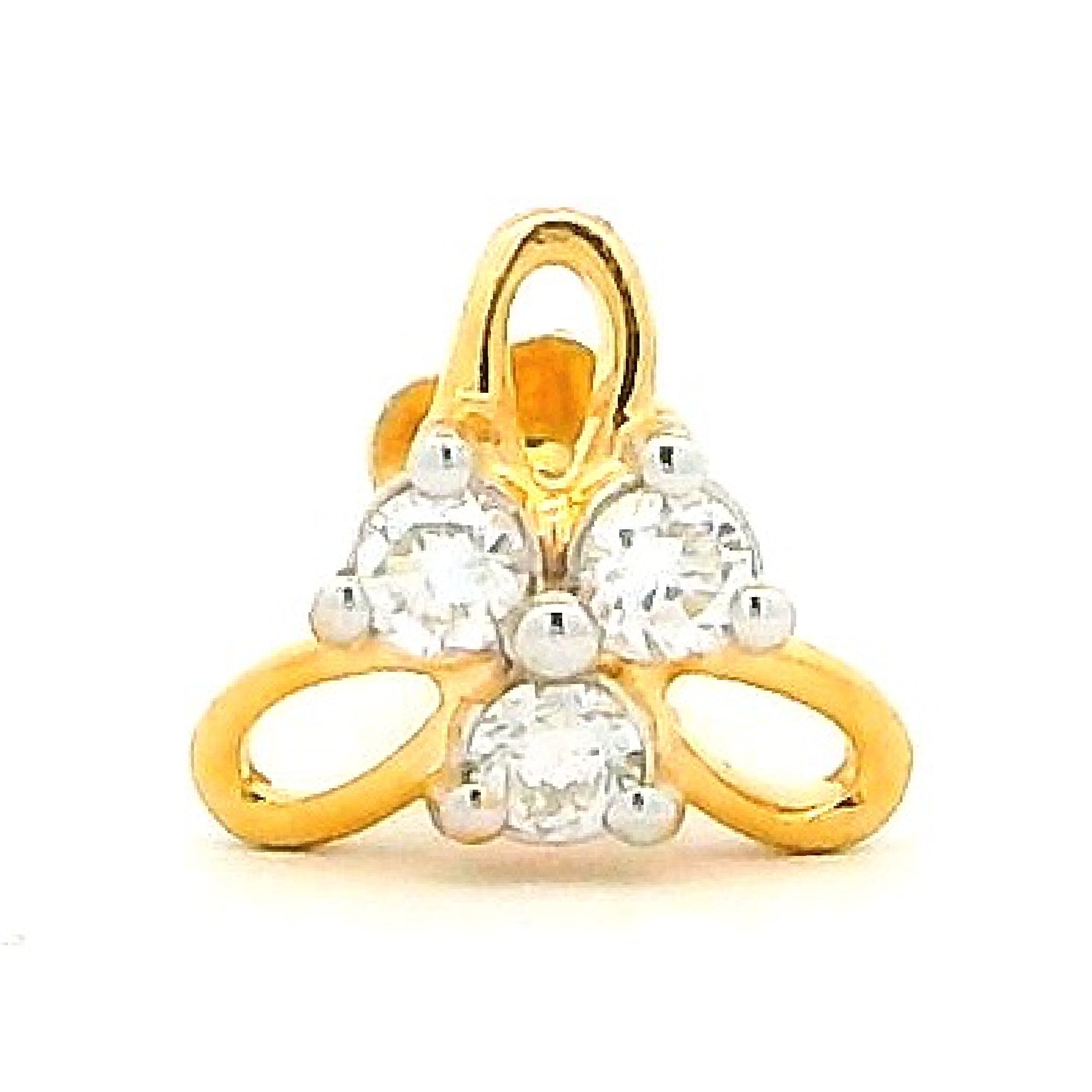 18K Lab Grown Diamond Nose Pin